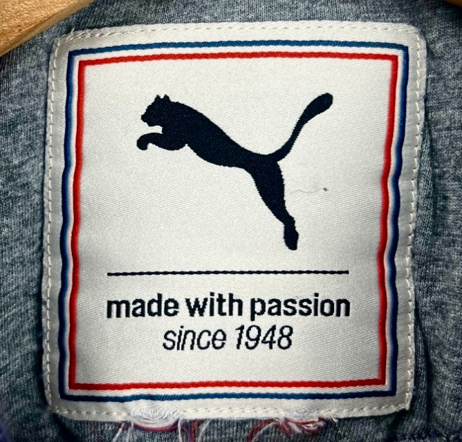 Polo Puma Bleu Foncé Logo Brodé - M (A165)