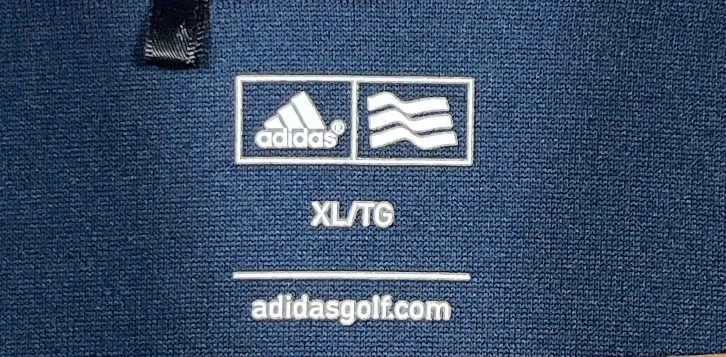 Pull Léger Adidas Bleu Marine Logo Brodé - XL (A48)