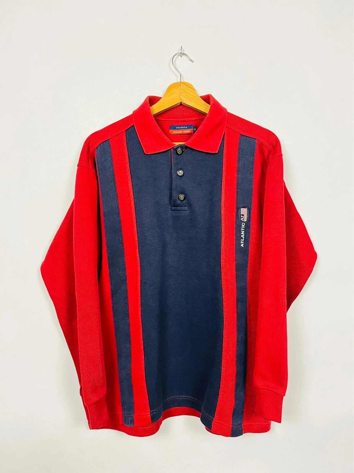 Pull Polo Armand Thiery Logo Brodé Rouge - S (A35)