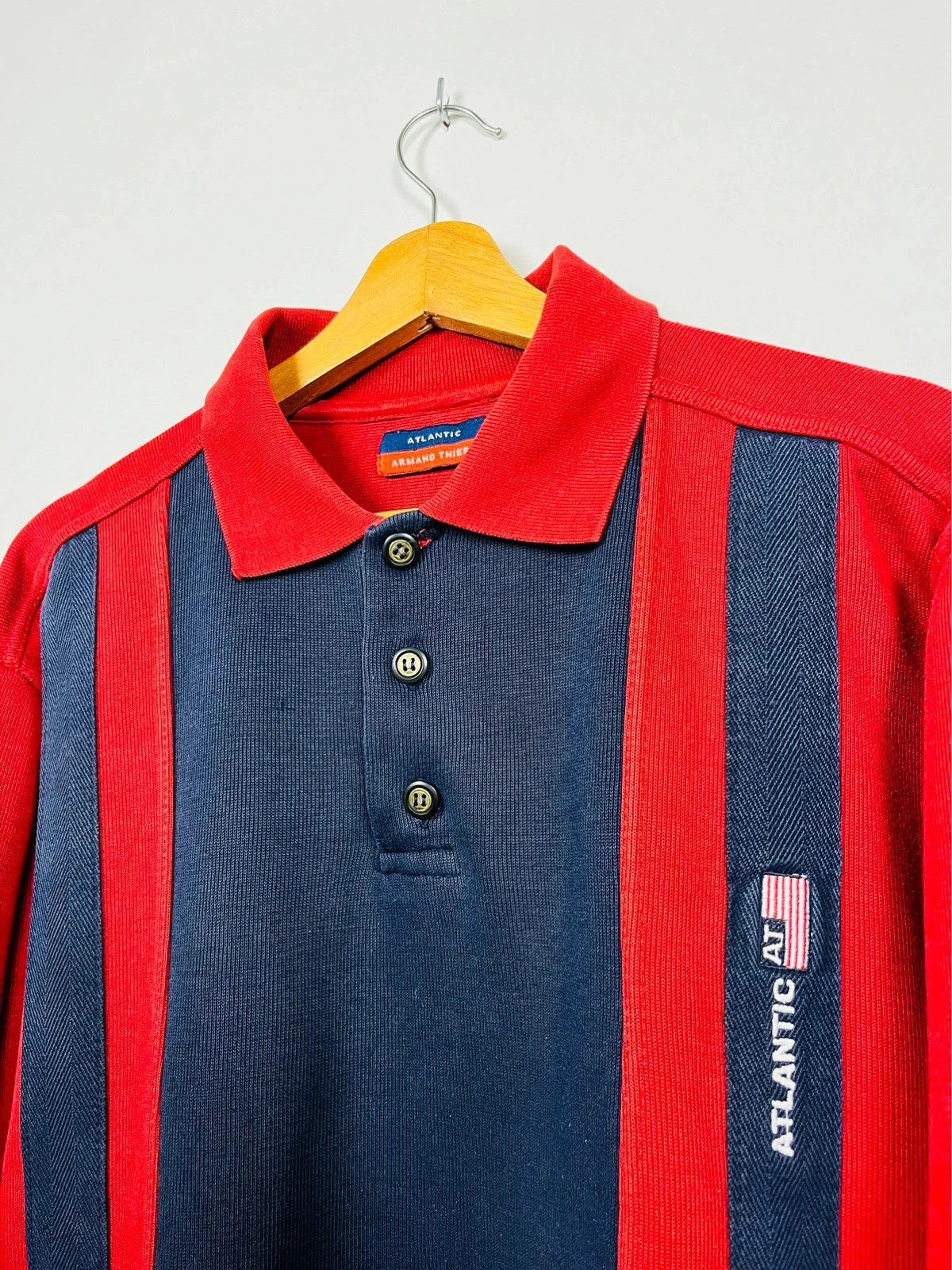 Pull Polo Armand Thiery Logo Brodé Rouge - S (A35)