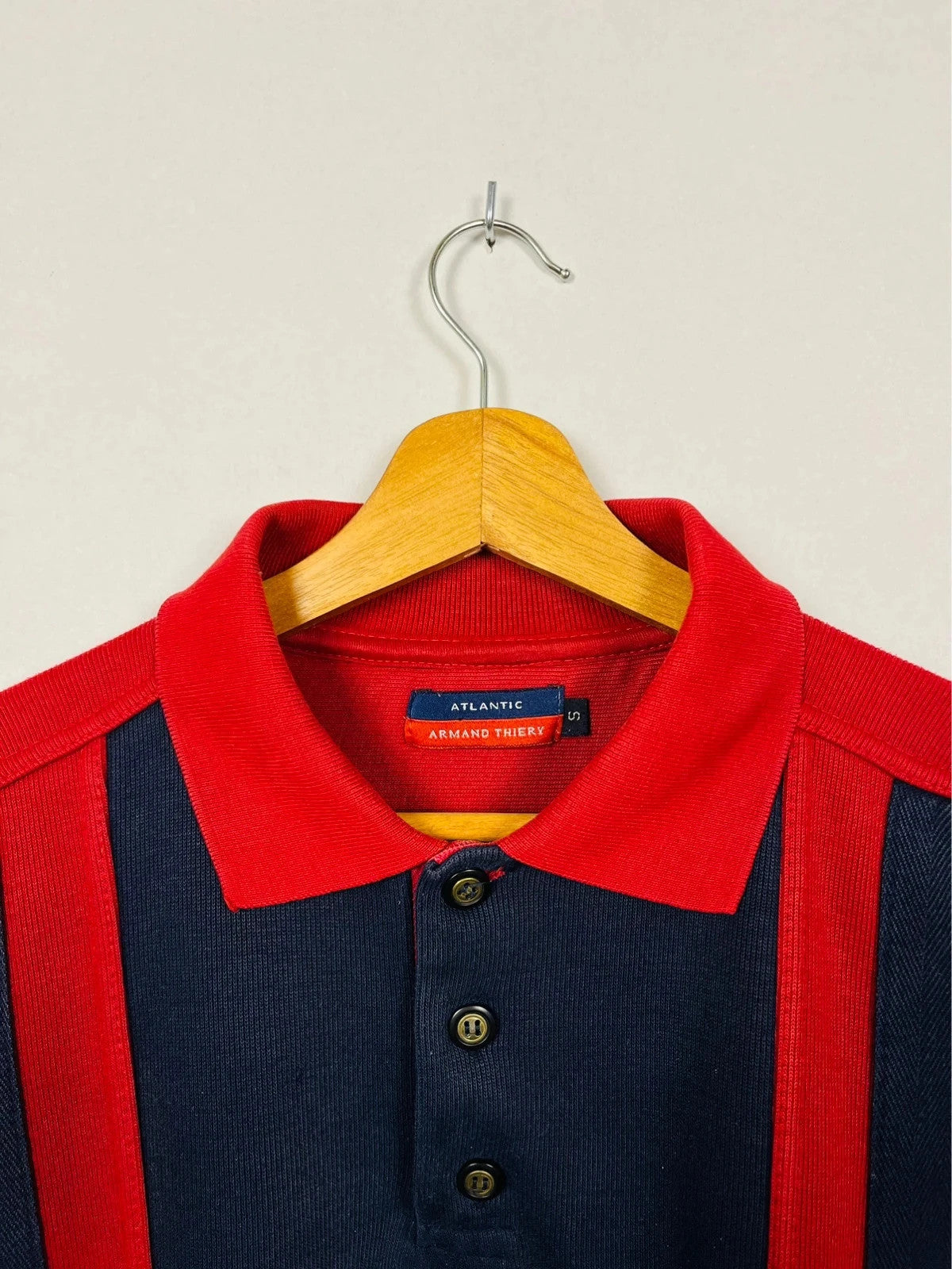 Pull Polo Armand Thiery Logo Brodé Rouge - S (A35)
