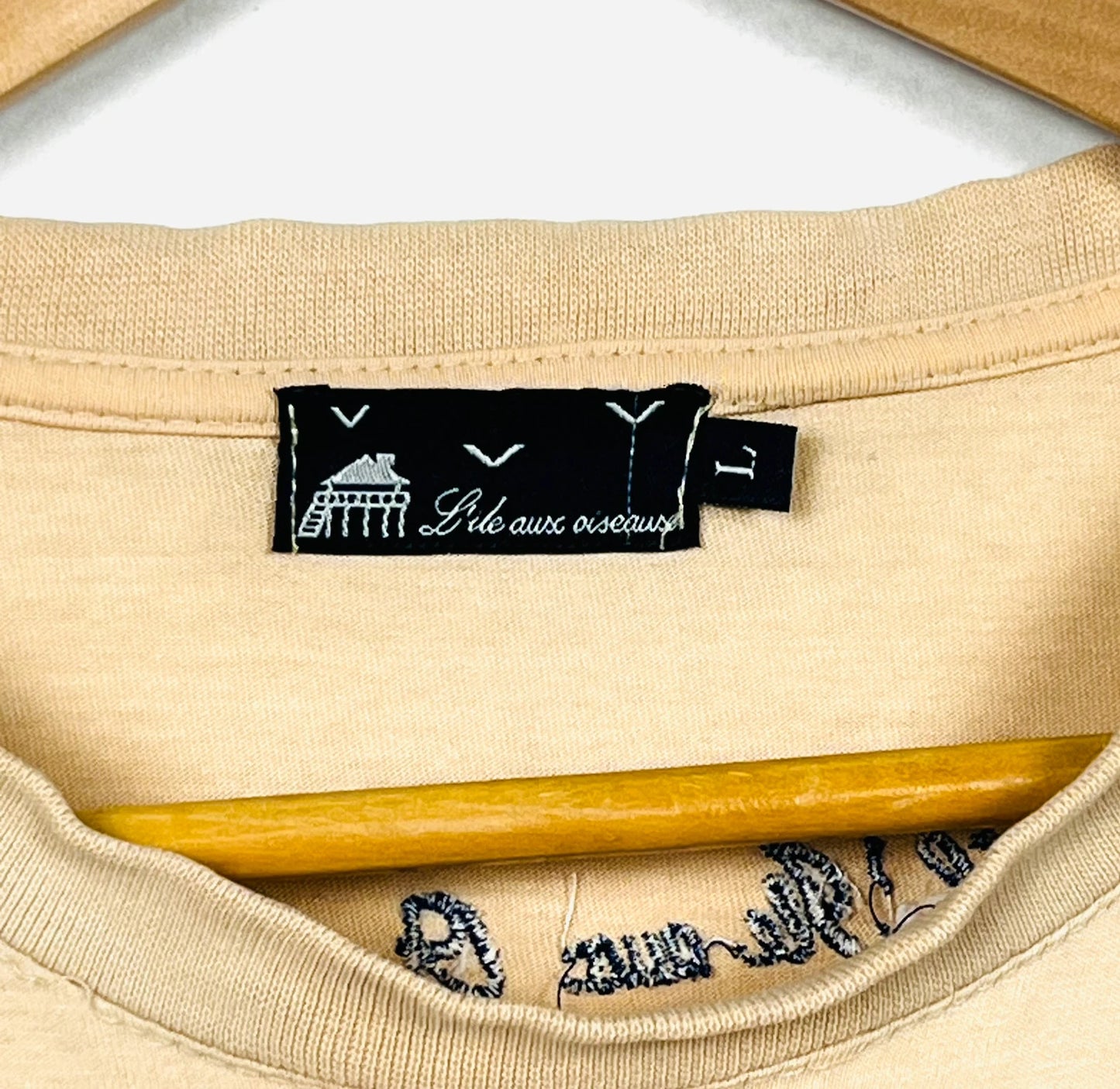 T-shirt L’île Aux Oiseaux Crème - L (A124)