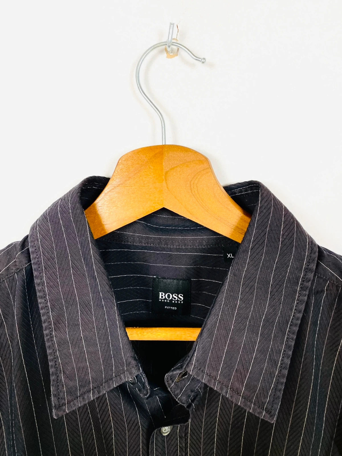 Chemise Rayée Hugo BOSS Noir - XL (A41)