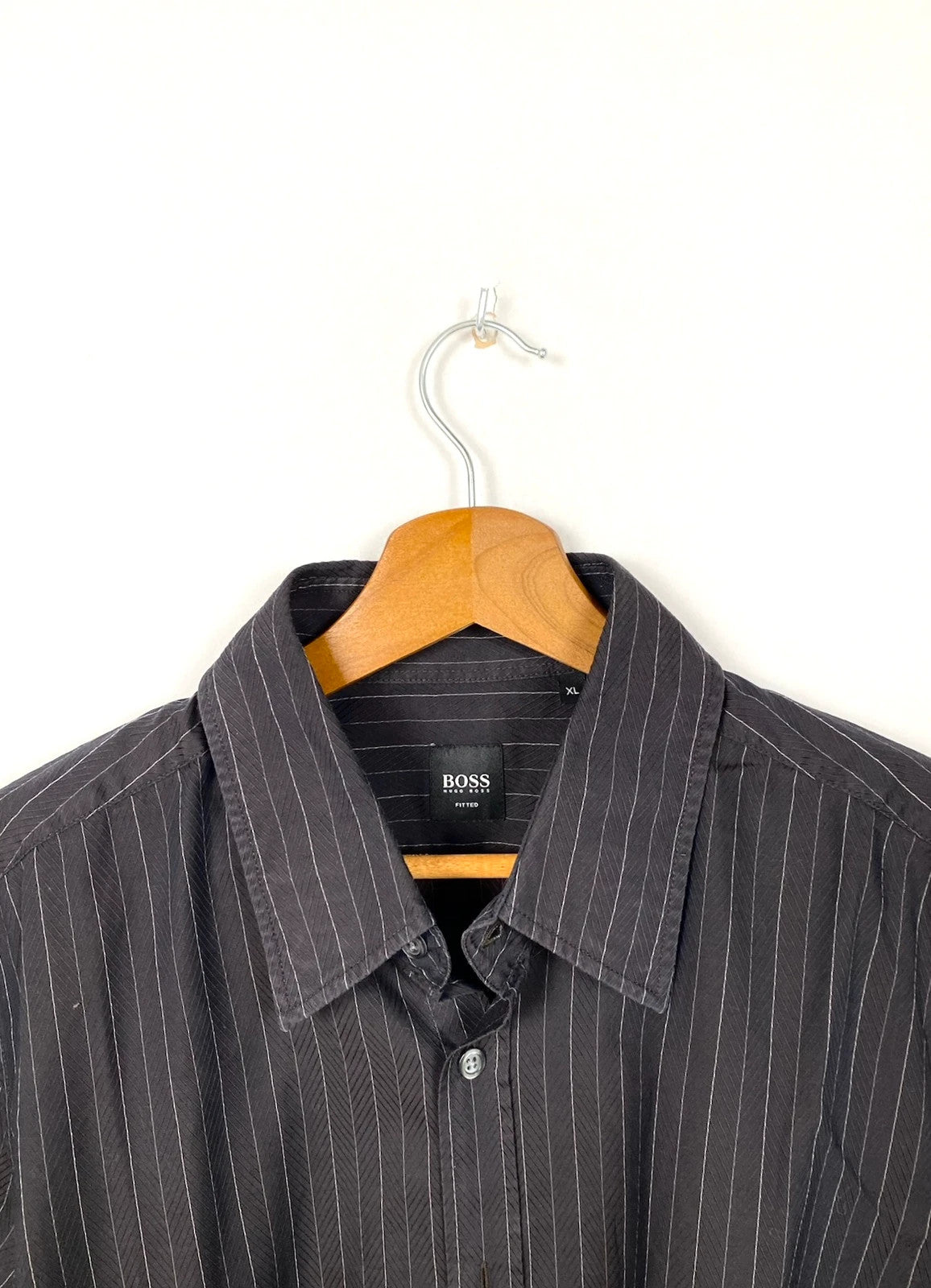 Chemise Rayée Hugo BOSS Noir - XL (A41)