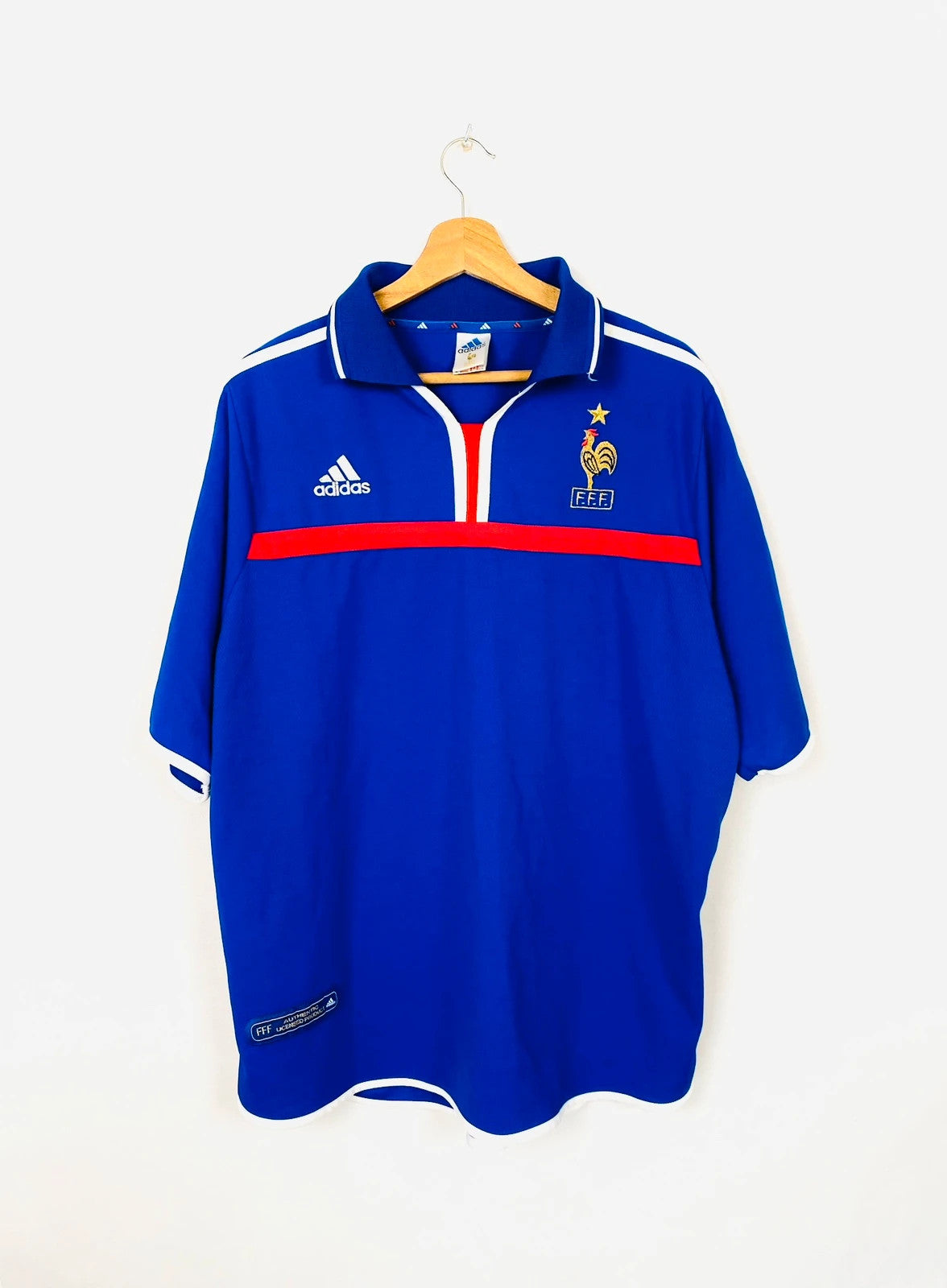 Maillot Foot Rétro France Vintage 2000-2001 - XL (A148)