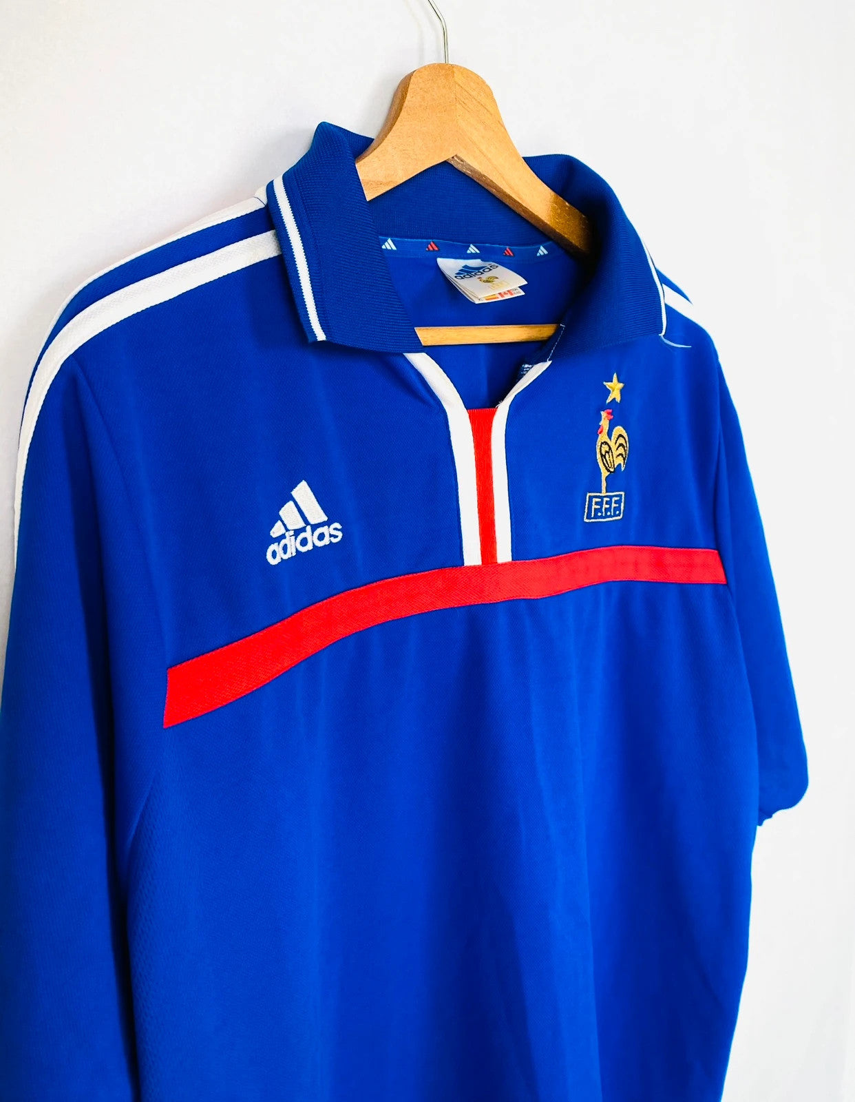 Maillot Foot Rétro France Vintage 2000-2001 - XL (A148)