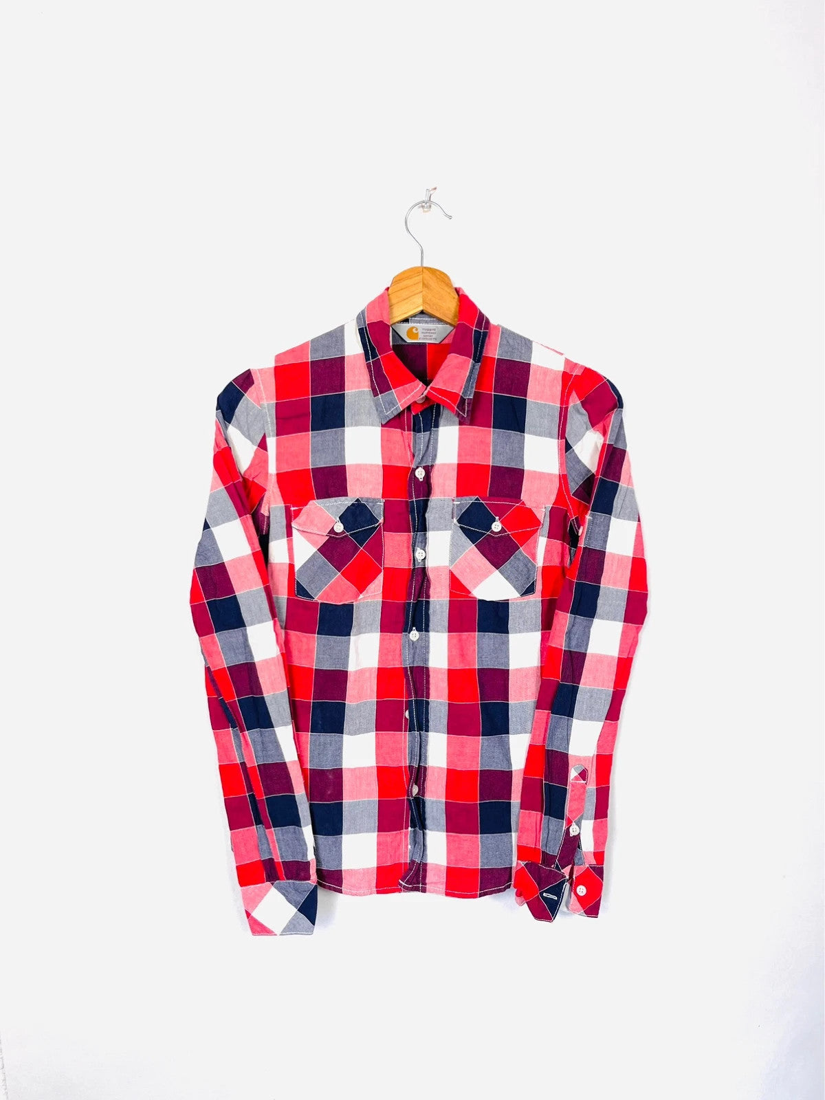Chemise à carreaux Carhartt Rouge, Rose - XS (A120)