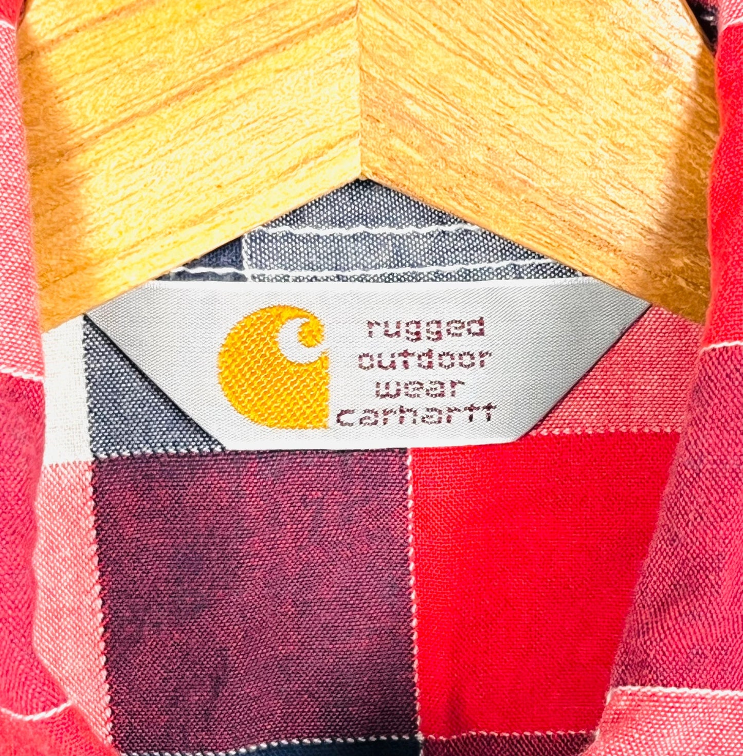 Chemise à carreaux Carhartt Rouge, Rose - XS (A120)