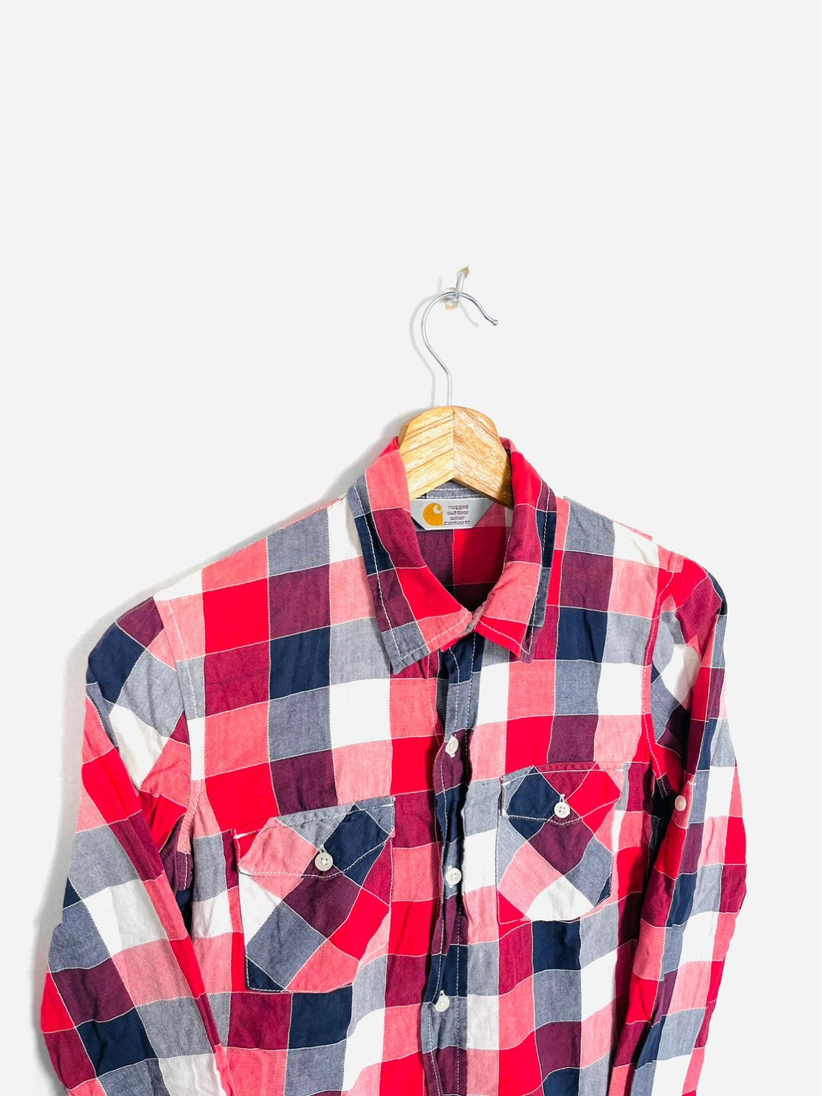 Chemise à carreaux Carhartt Rouge, Rose - XS (A120)