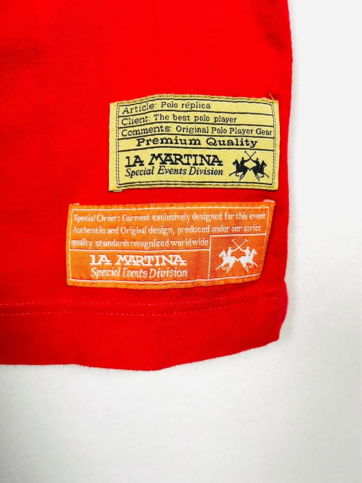 Polo La Martina St-Tropez Rouge - S (A94)