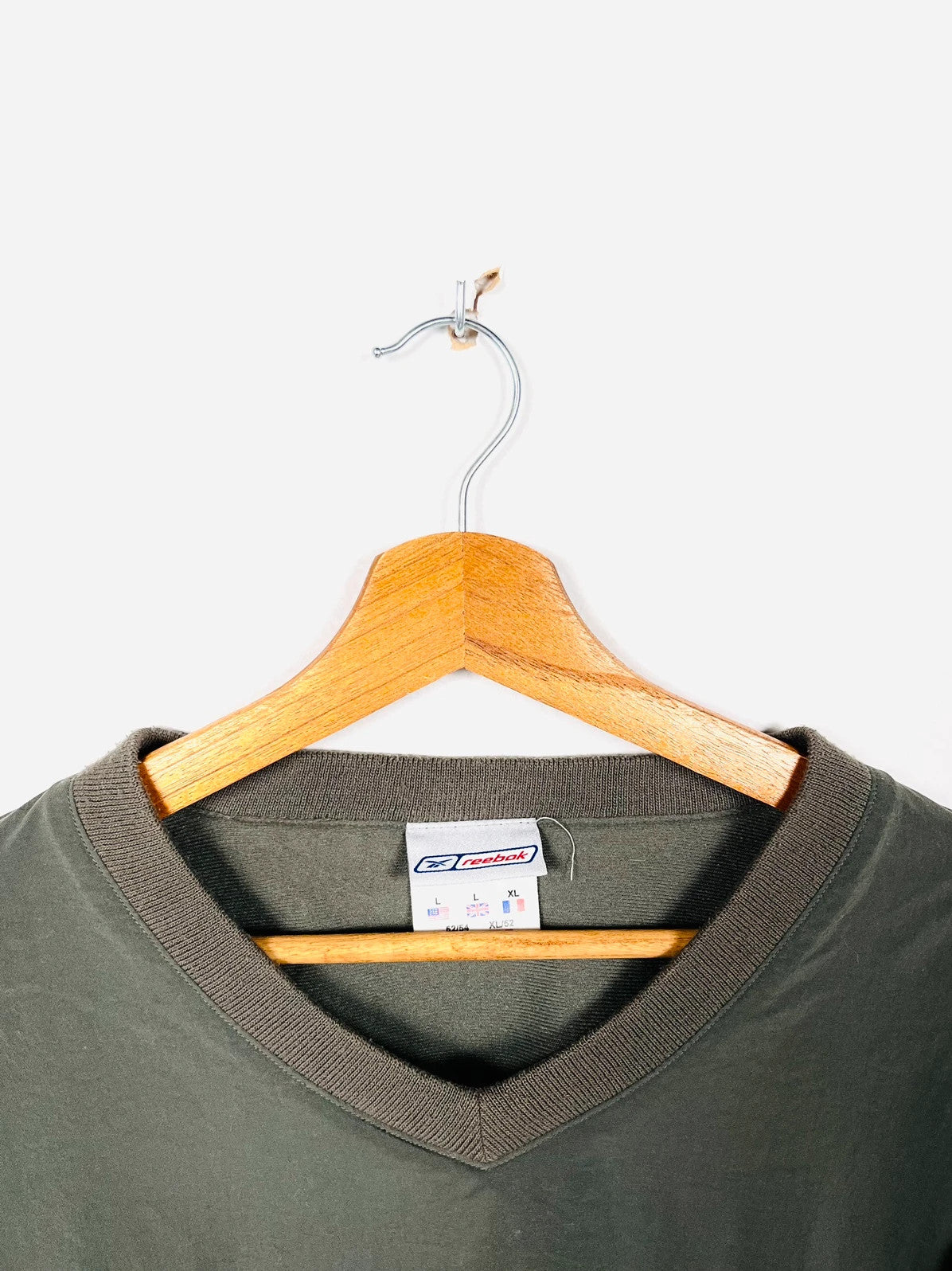 Pull Reebok Vert Foncé Vintage - XL (A106)