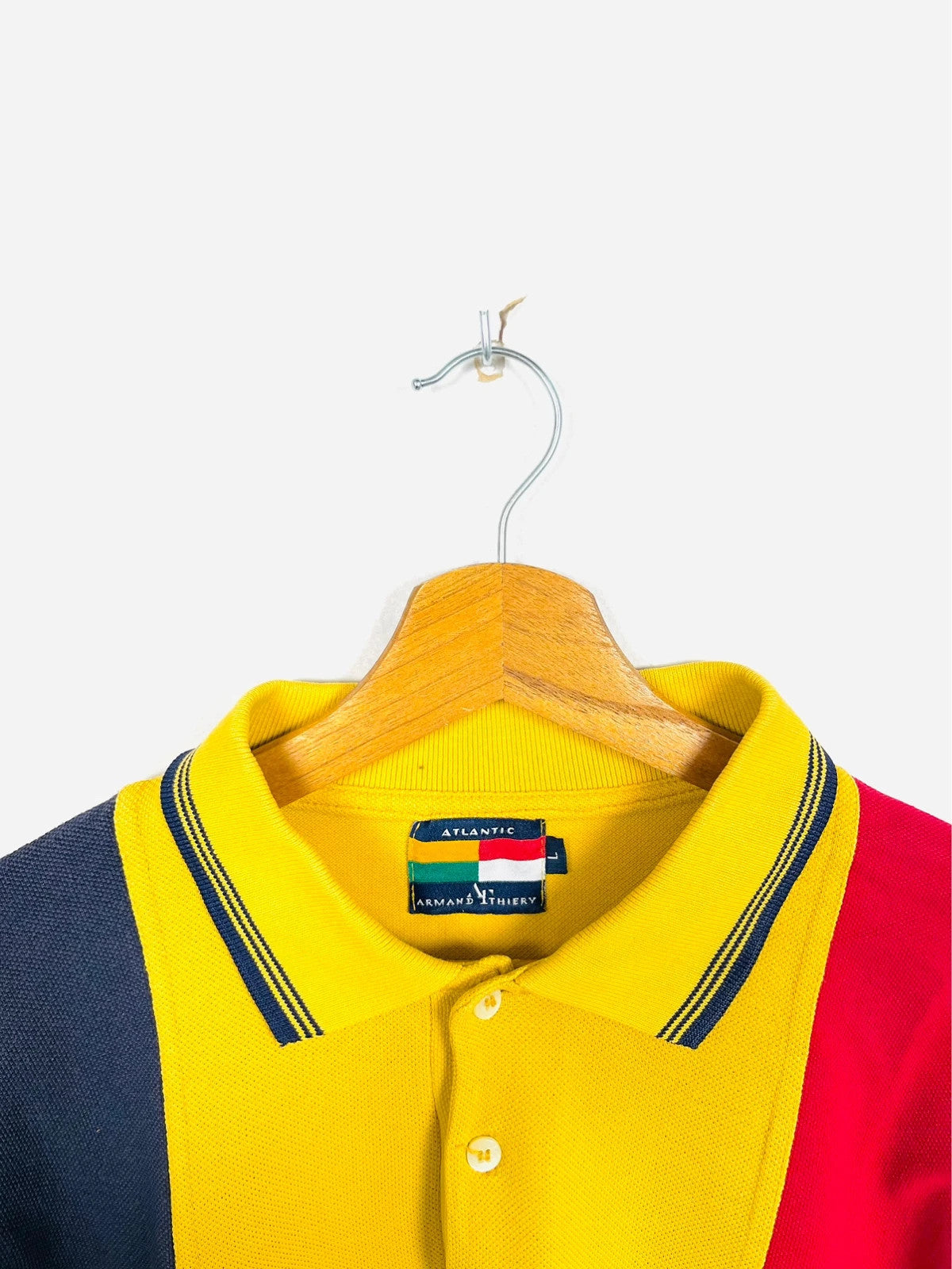 Polo Armand Thiery Rouge, Jaune & Marine - L (A153)