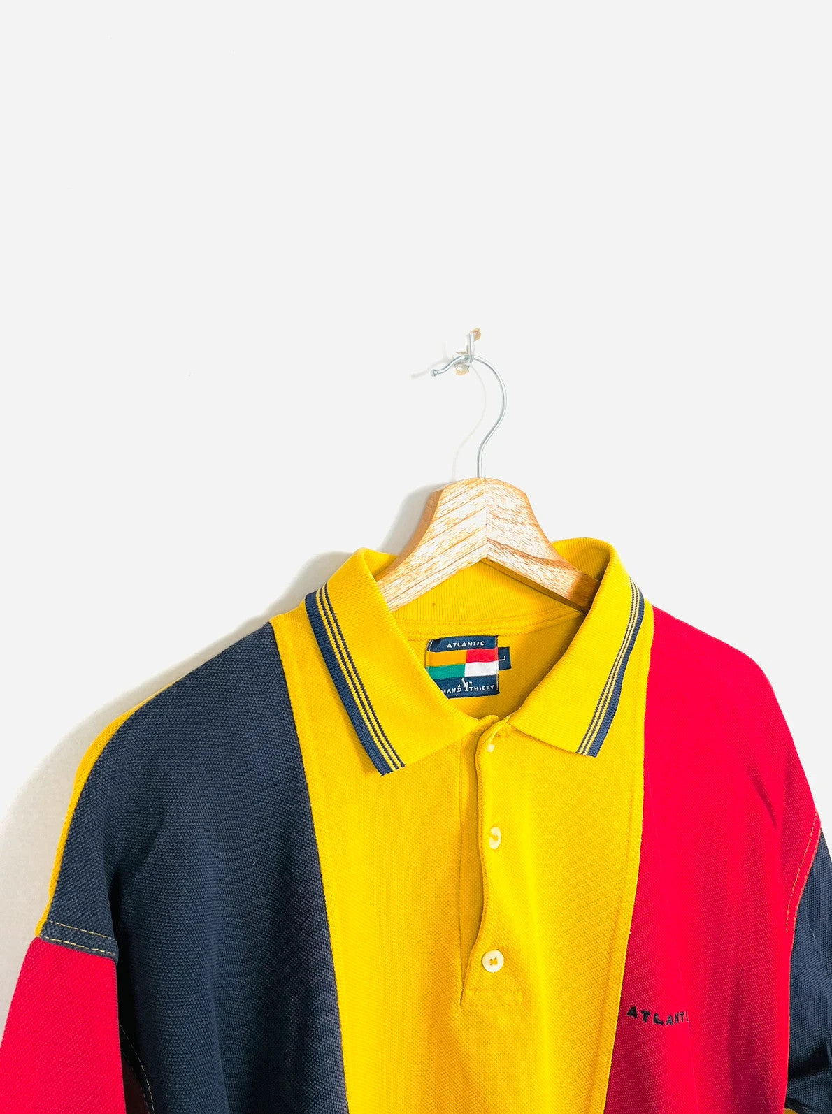 Polo Armand Thiery Rouge, Jaune & Marine - L (A153)