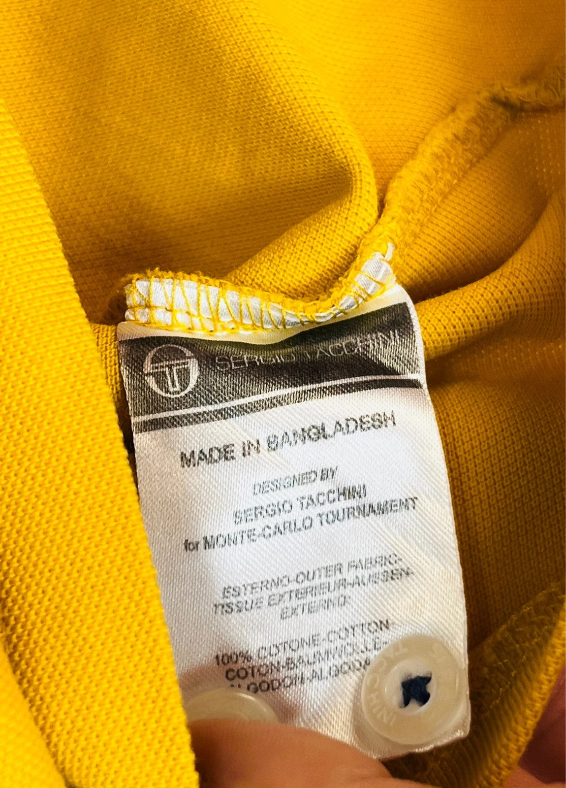 Polo Sergio Tacchini Tennis Monte Carlo Jaune - L (A175)