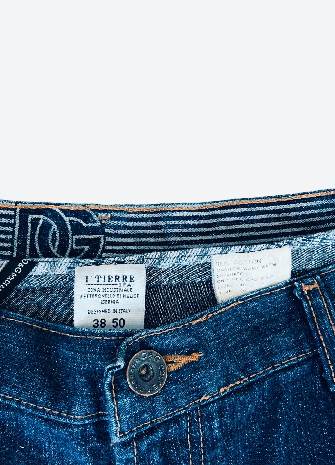 Short en Jean Dolce Gabbana Bleu été - W38 (A178)