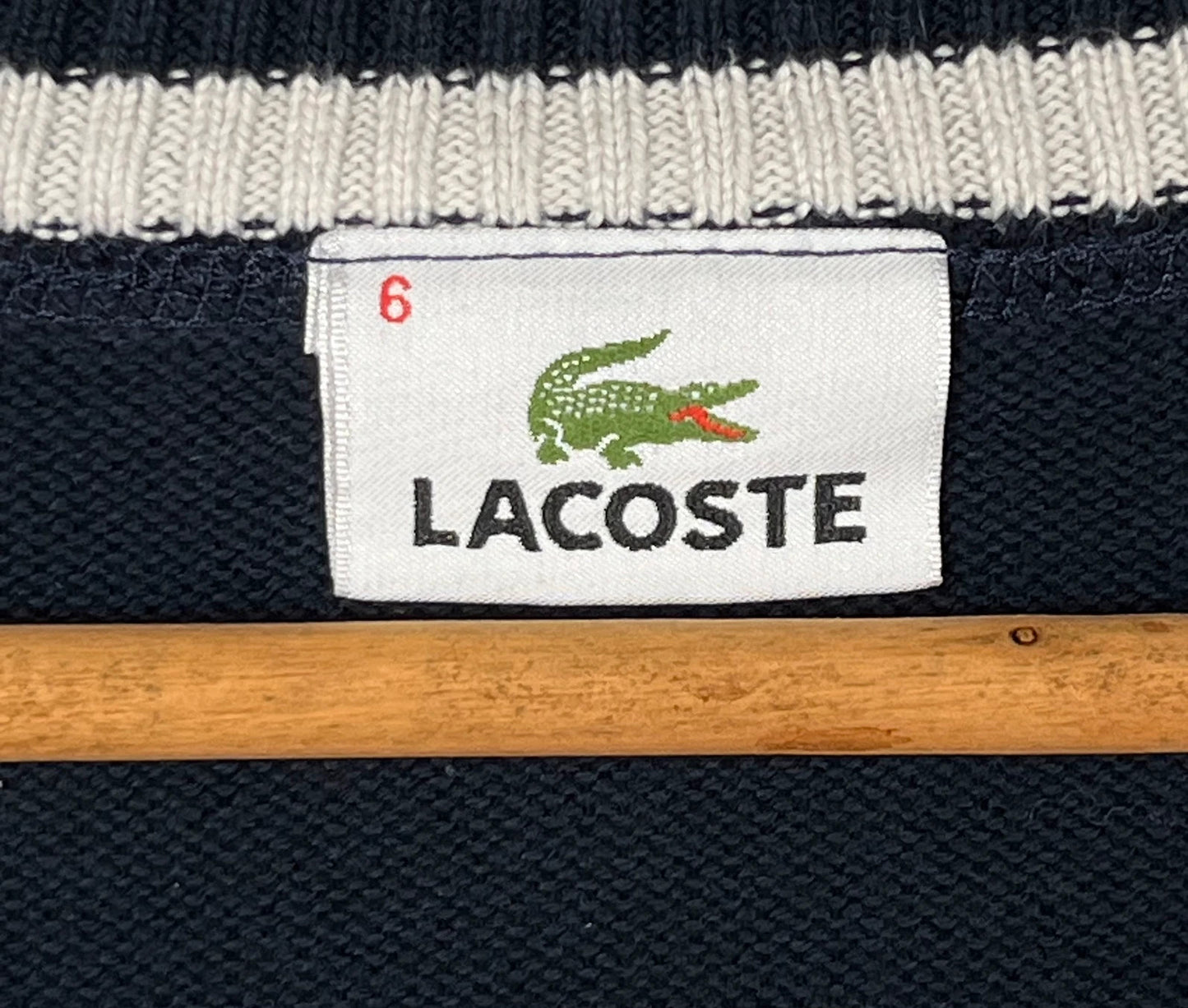 Pull Crewneck Lacoste Col V Marine - XL (A170)