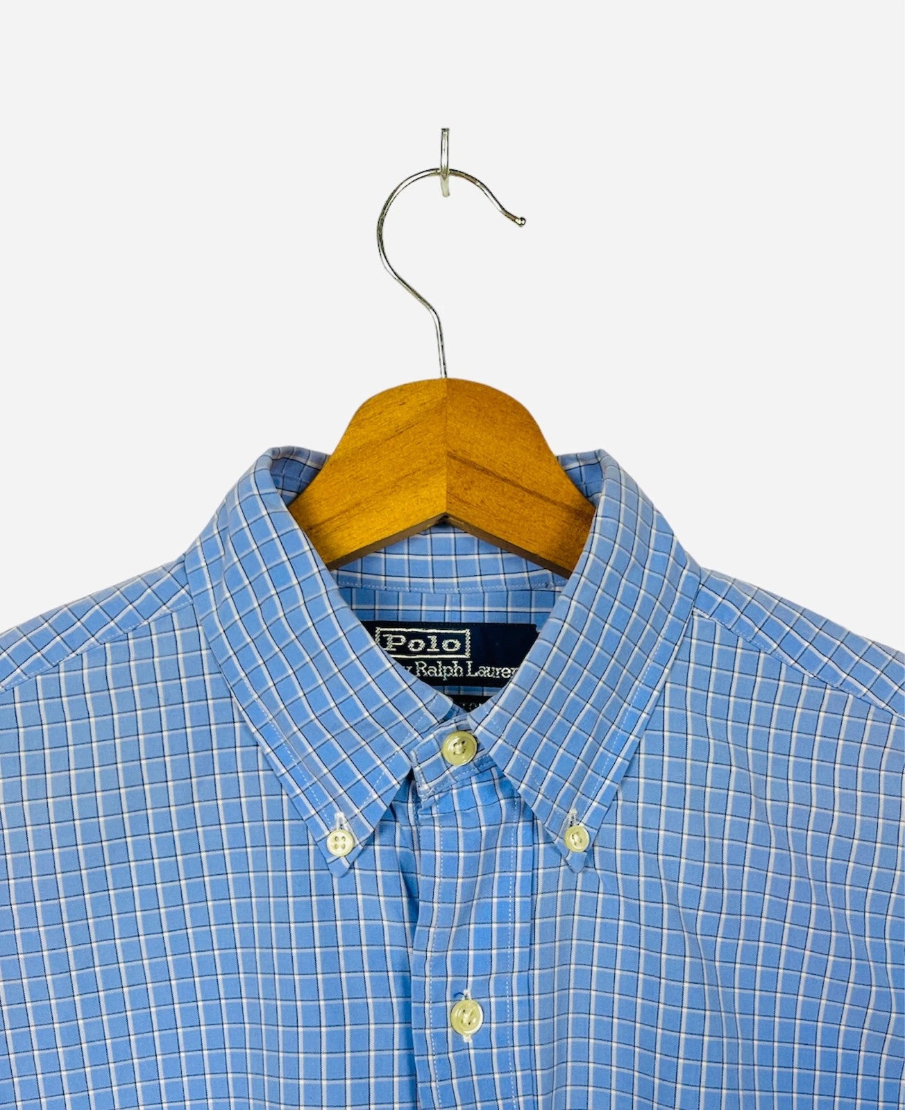 Chemise à carreaux Ralph Lauren Bleu - S (A193)