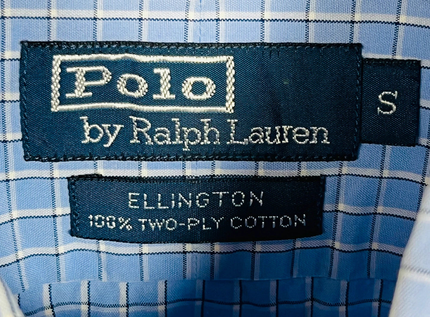 Chemise à carreaux Ralph Lauren Bleu - S (A193)