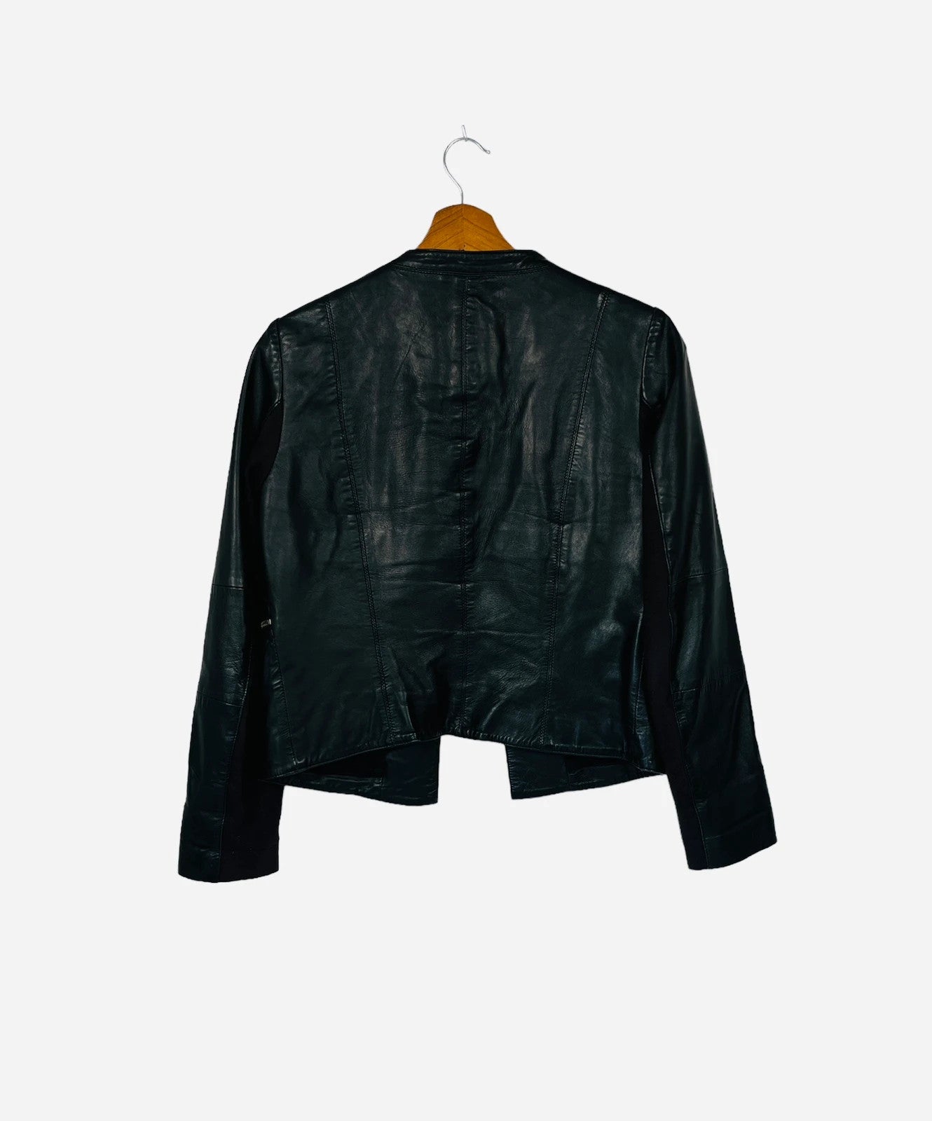 Veste en Cuir Naf Naf Noir Luxury - M (A194)