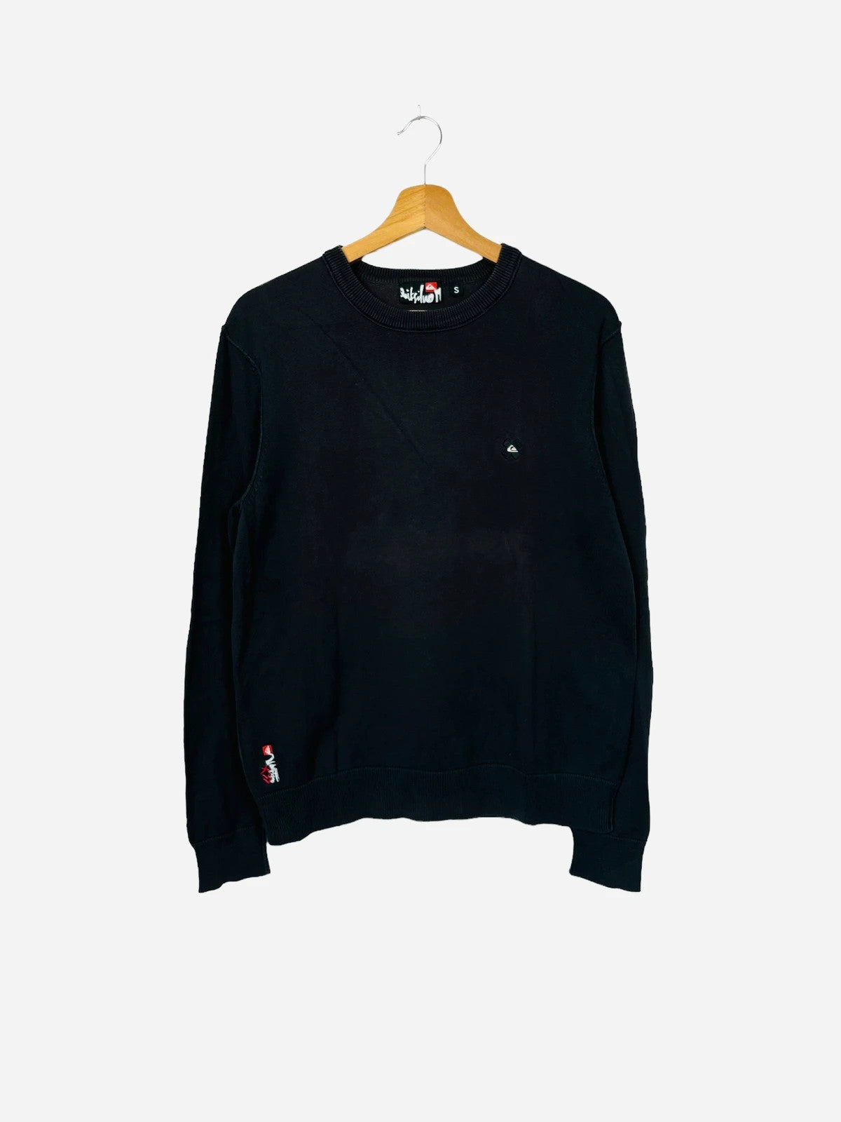 Crewneck QuikSilver Noir Vintage - S (A232)