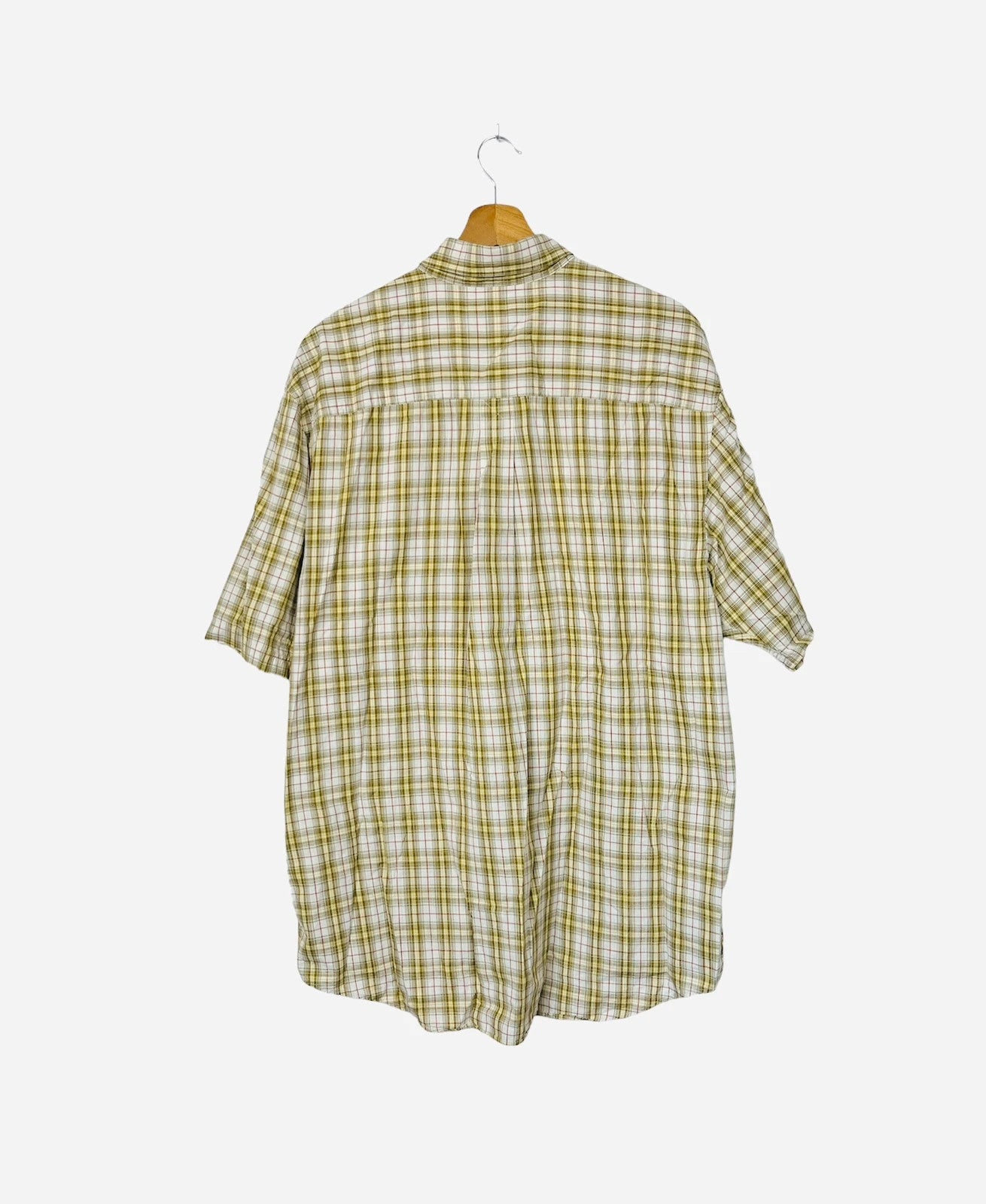 Chemise à carreaux Timberland Jaune & Vert - XL (A227)