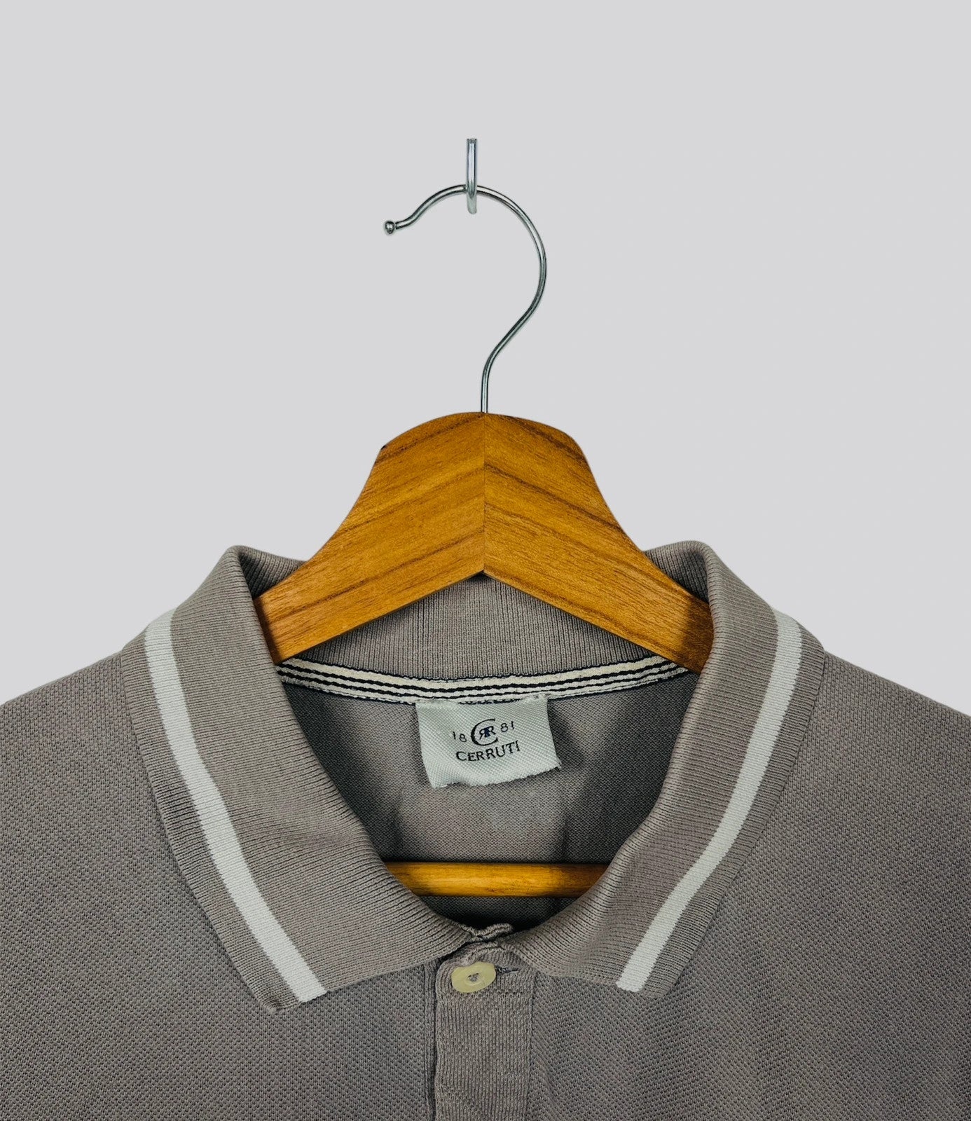 Polo Cerruti Gris Luxury Summer - XL (A236)