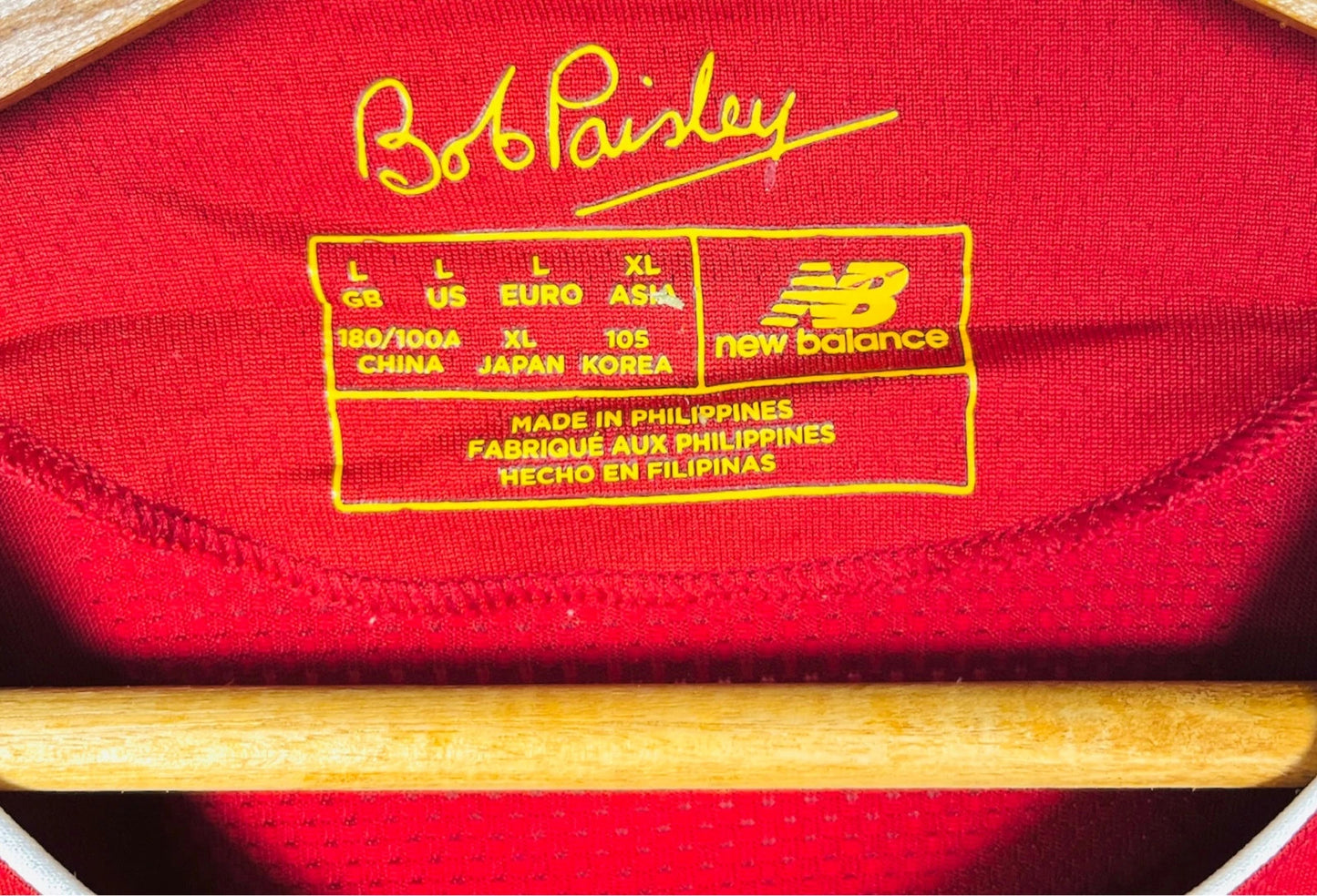 Maillot Domicile de Liverpool 2019-2020 New Balance Rouge - L (A238)