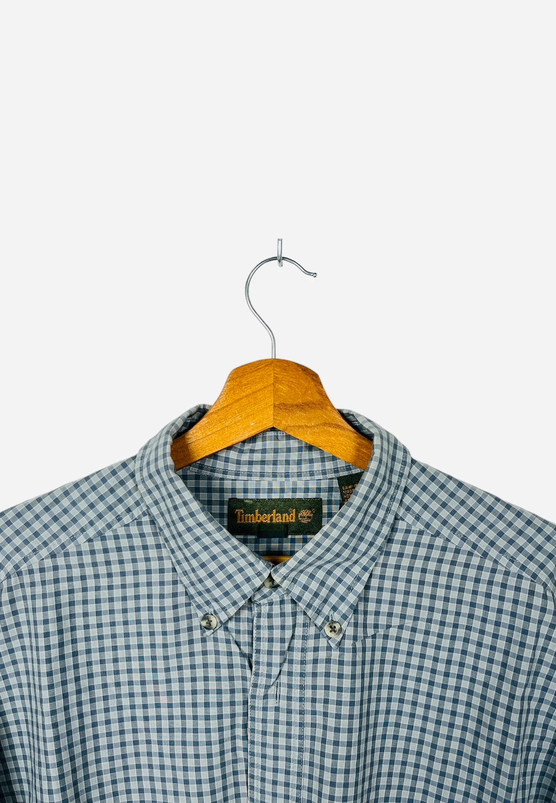 Chemise à carreaux Summer Timberland Gris Bleu - L (A202)