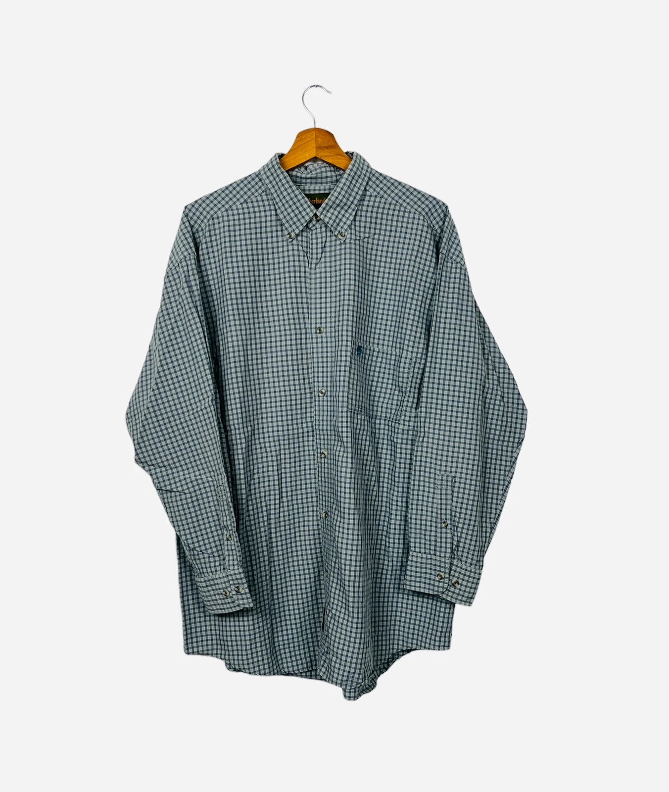 Chemise à carreaux Summer Timberland Gris Bleu - L (A202)