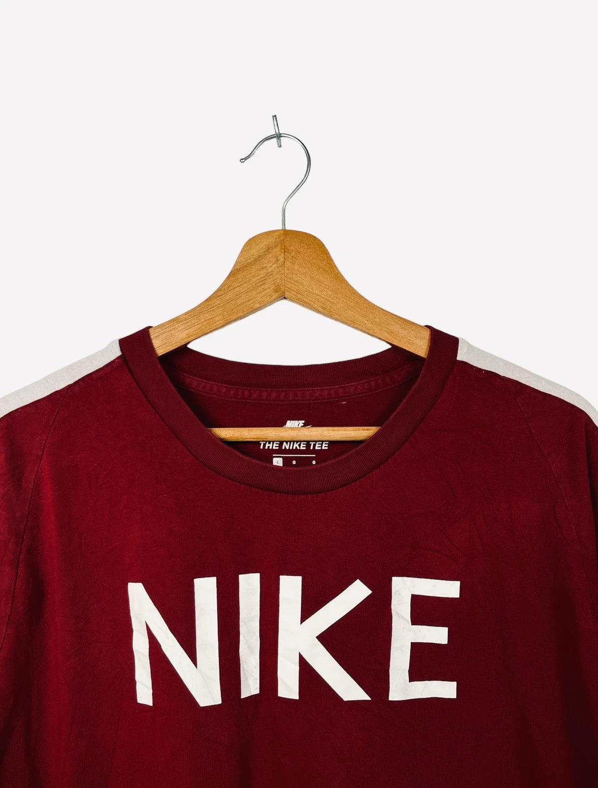 T-Shirt Nike Rouge Bordeaux - L (A243)