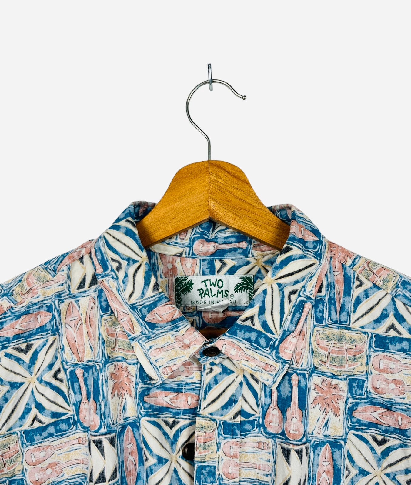 Chemise à motifs Summer Vintage - L (A248)