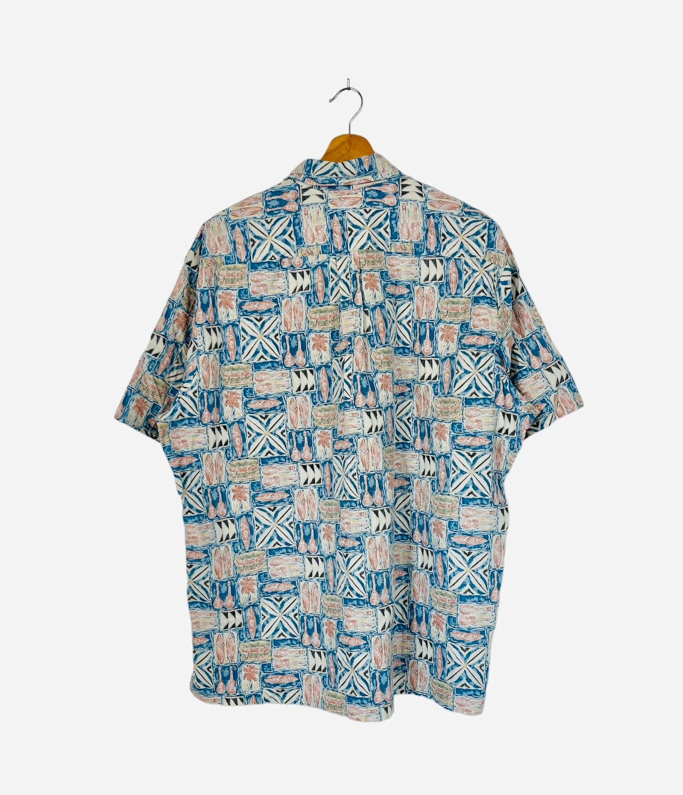 Chemise à motifs Summer Vintage - L (A248)