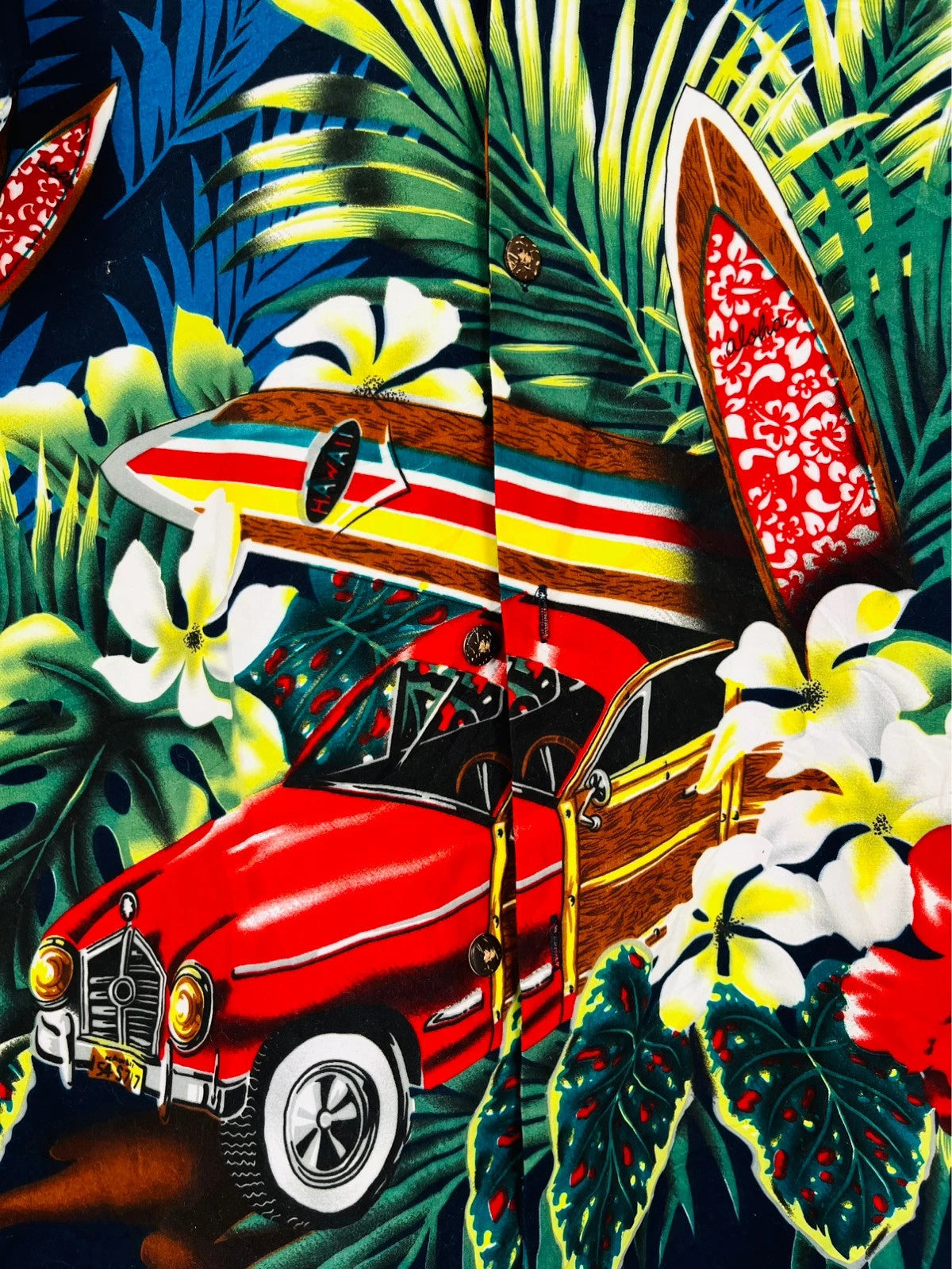 Chemise à motifs Summer Plage - L (A247)