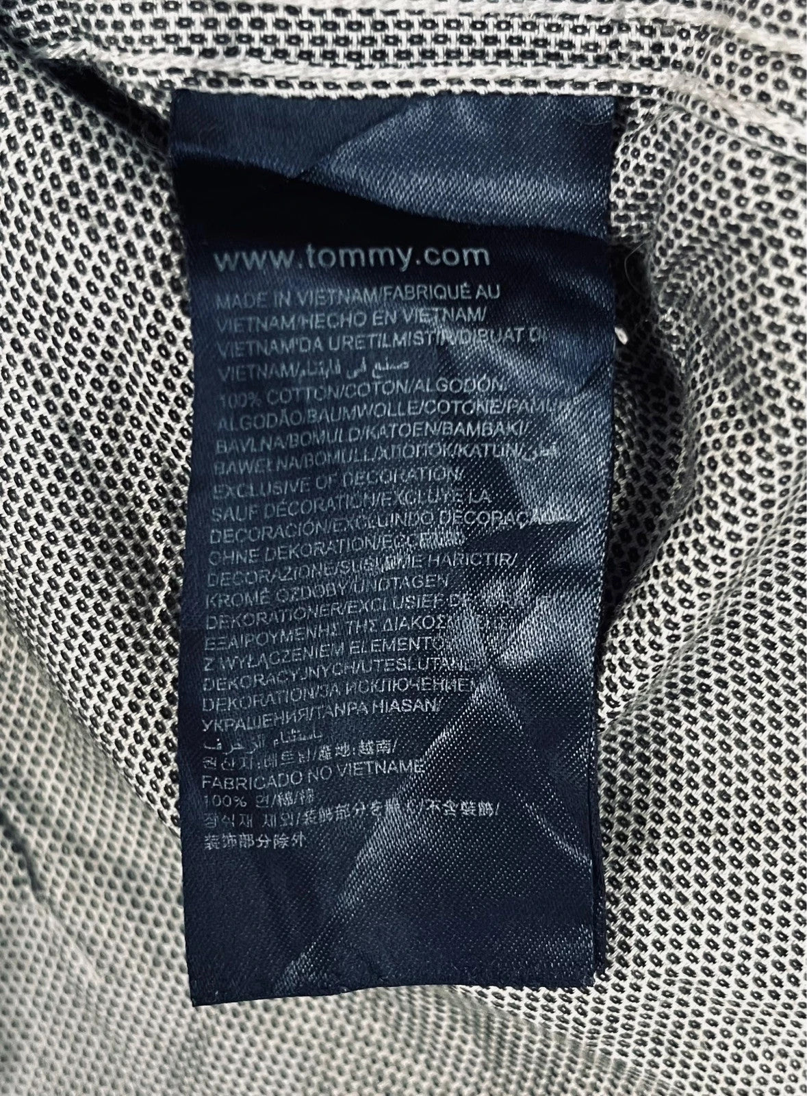 Chemise Tommy Hilfiger Vintage Gris - L (A246)