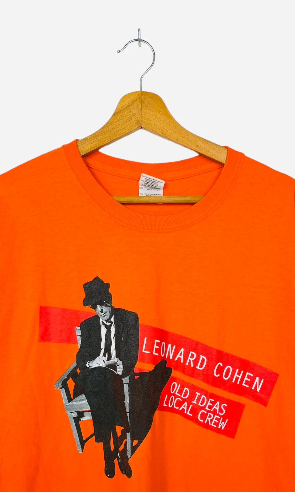 T-shirt de Collection (Local Crew) de Leonard Cohen - XL (A287)