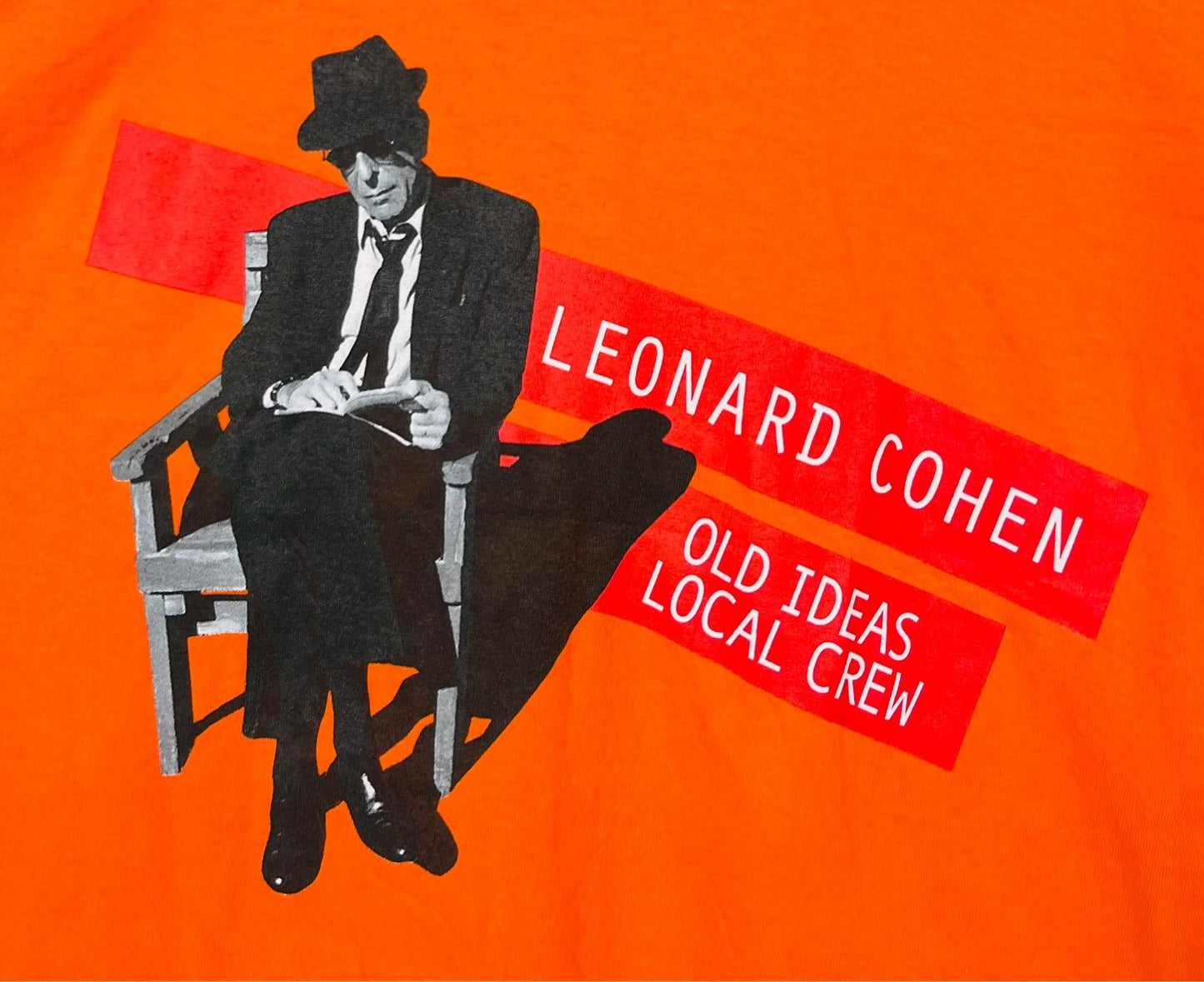 T-shirt de Collection (Local Crew) de Leonard Cohen - XL (A287)