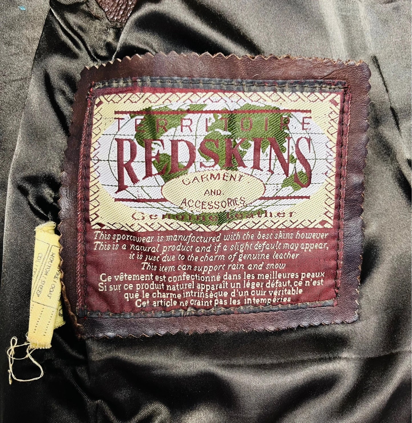 Veston en Cuir de Vachette Motard Redskins Vintage Rare - M (A205)