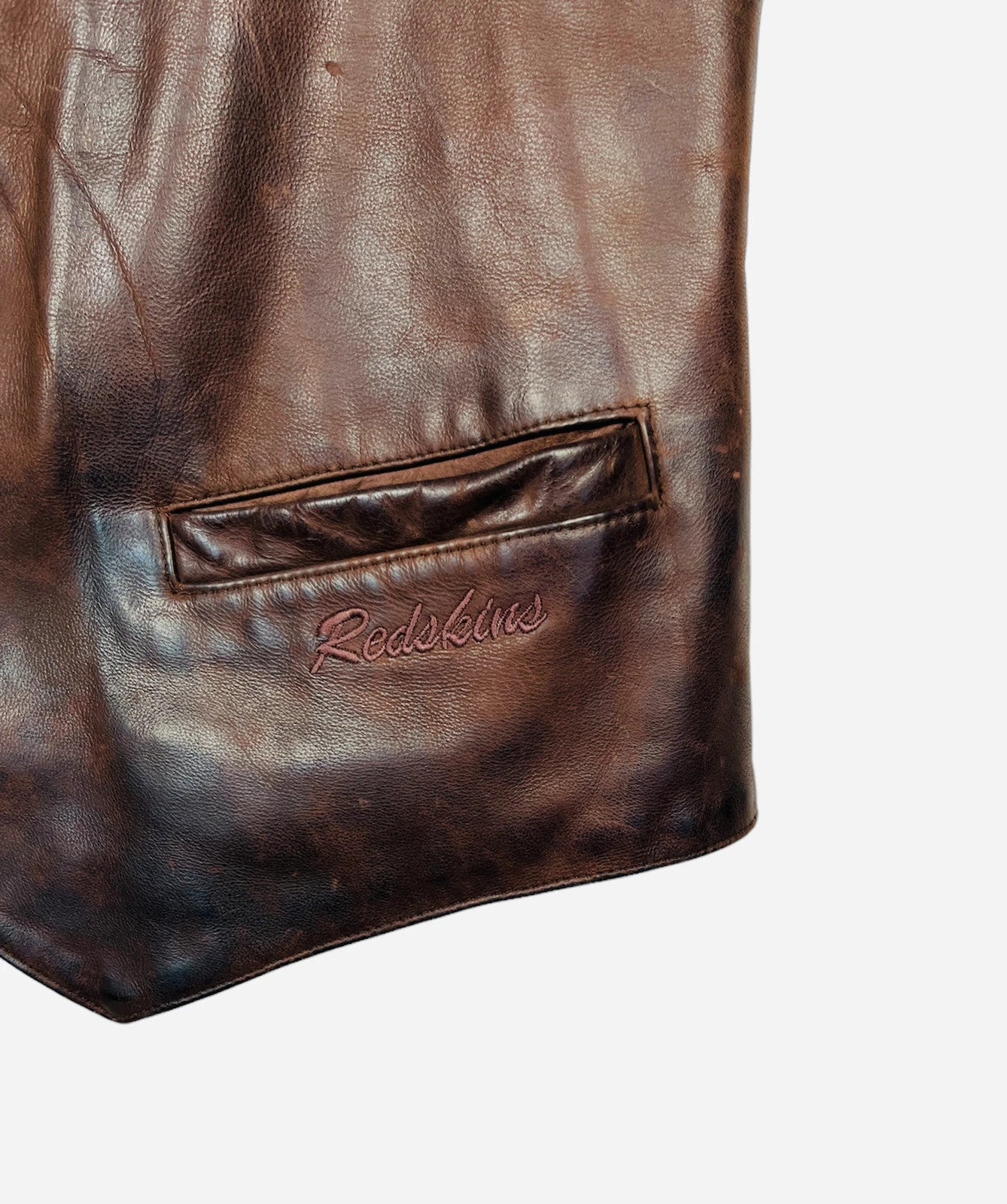 Veston en Cuir de Vachette Motard Redskins Vintage Rare - M (A205)