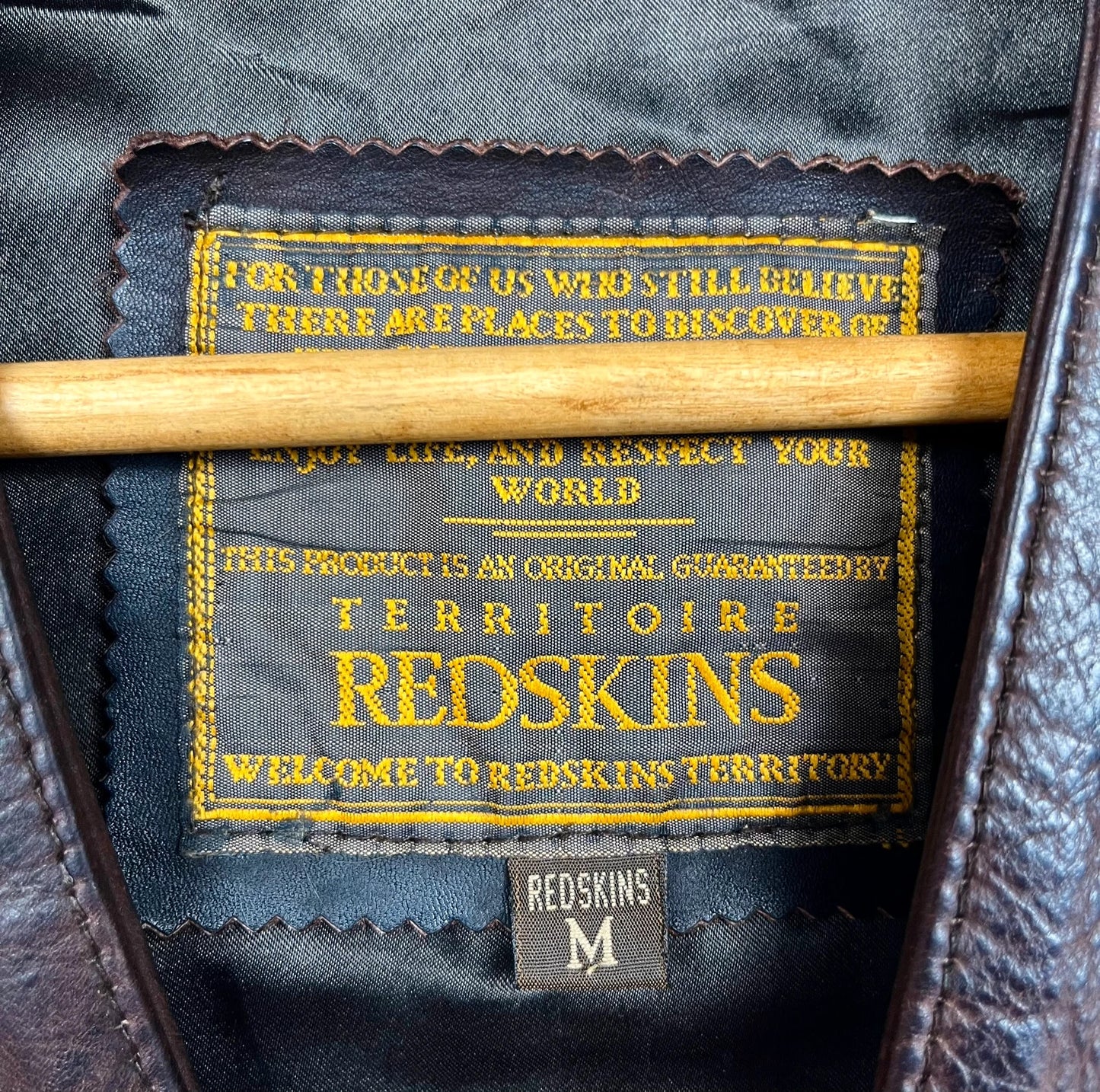 Veston en Cuir de Vachette Motard Redskins Vintage Rare - M (A205)