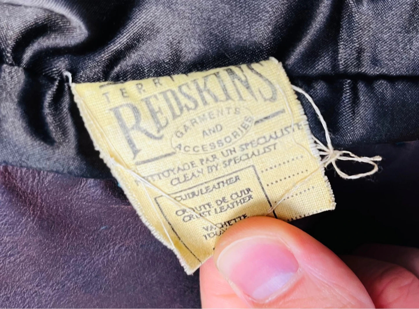 Veston en Cuir de Vachette Motard Redskins Vintage Rare - M (A205)