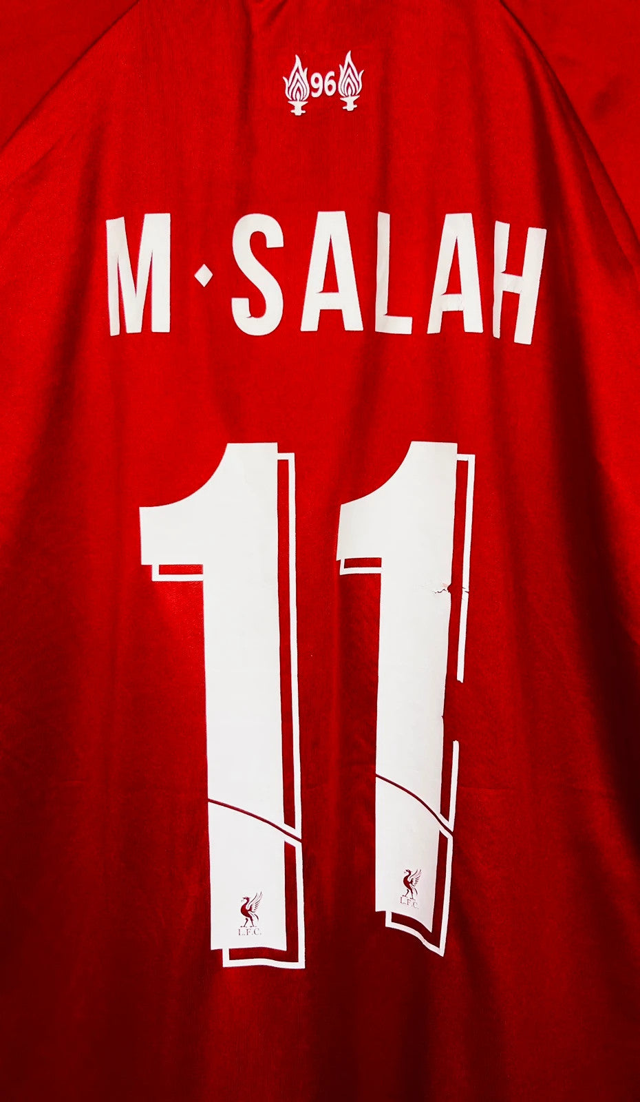 Maillot Foot Liverpool M.Salah New Balance Vintage - L (A239)