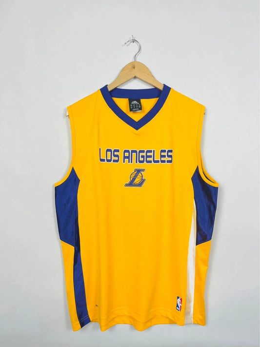 Maillot de Basket Adidas Lakers NBA Jaune - M (A60)