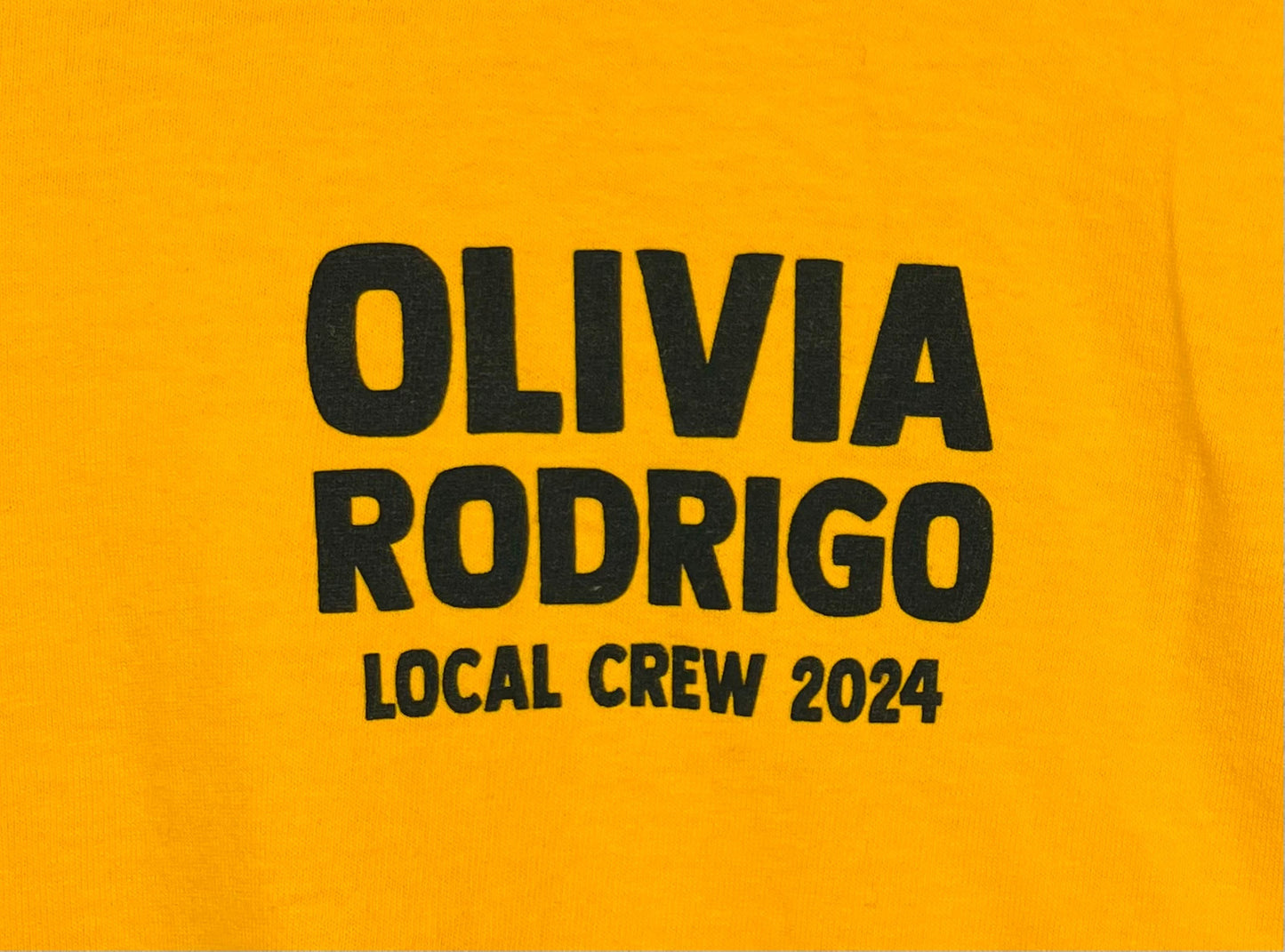 T-shirt de Collection (Local Crew) de Olivia Rodrigo - XL (A322)