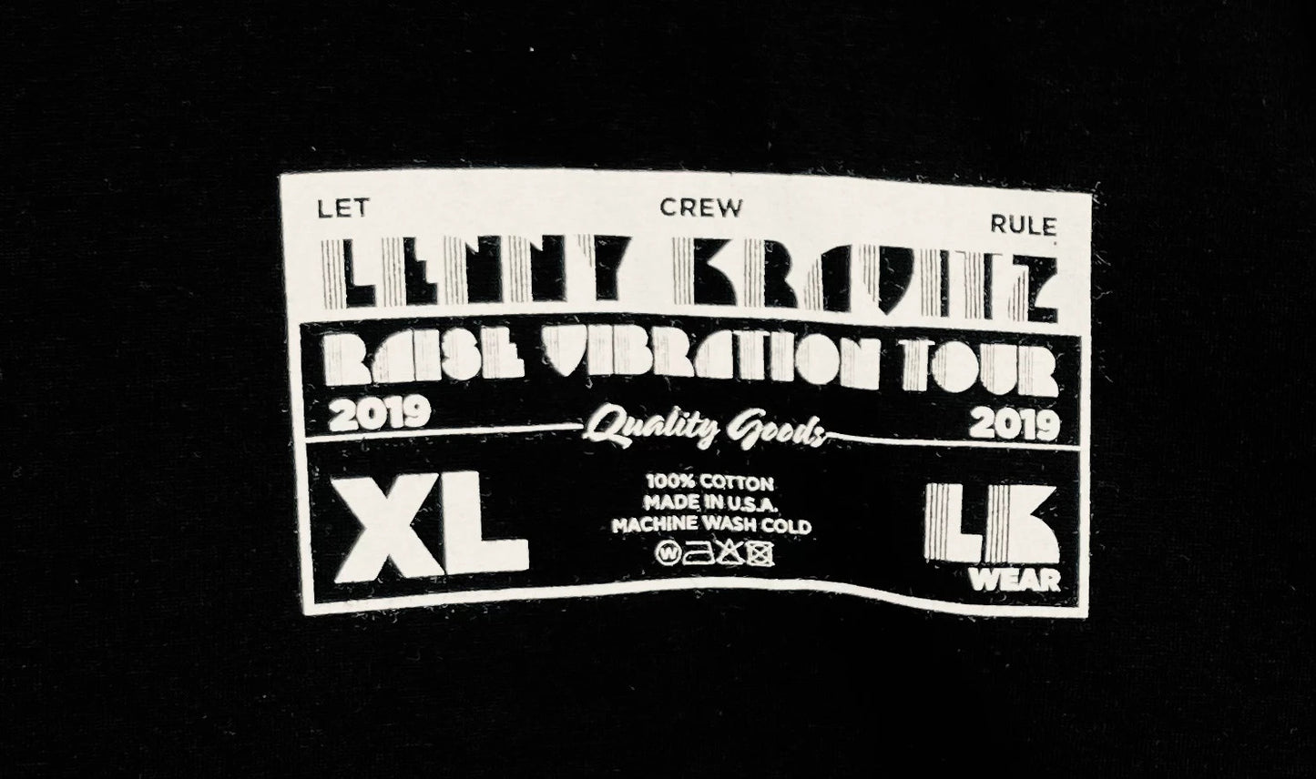 T-shirt de Collection (Local Crew) de Lenny Kravitz - XL (A323)