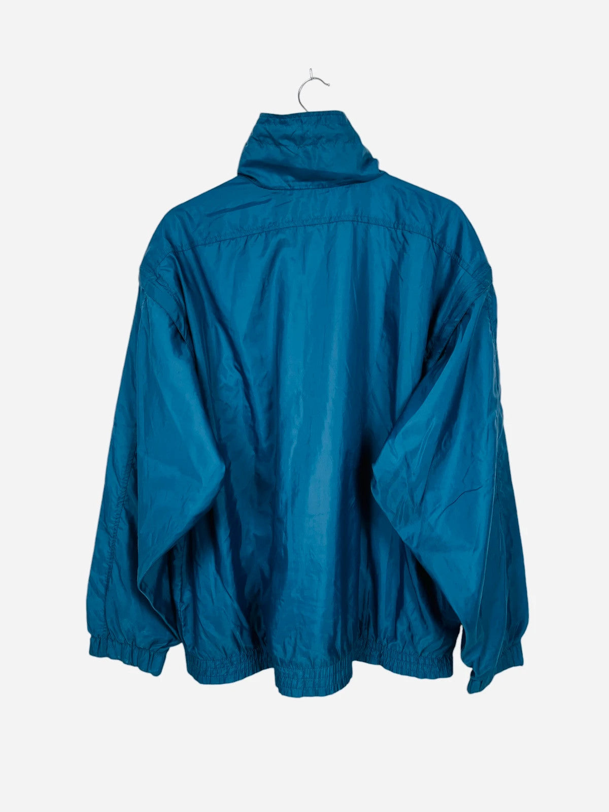 Veste Oversize Légère Coupe Vent Vintage Bleu - L (A364)