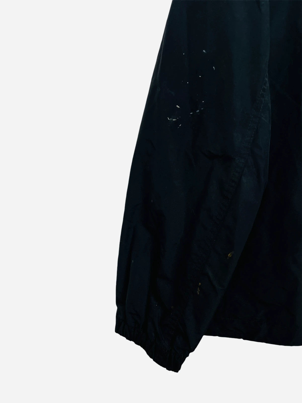 Carhartt Hooded 1/4 Zip Windbreaker Jacket Noir - M (A108)