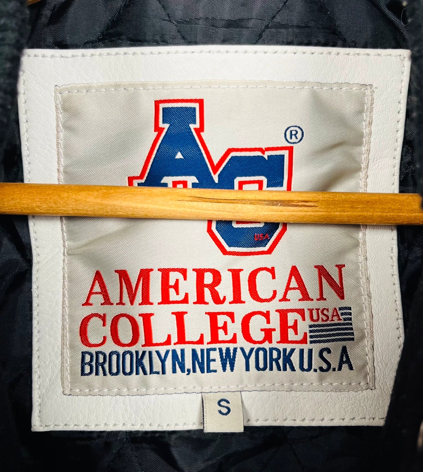 Veste American Jacket College en Cuir 80'/90’ - S (A73)