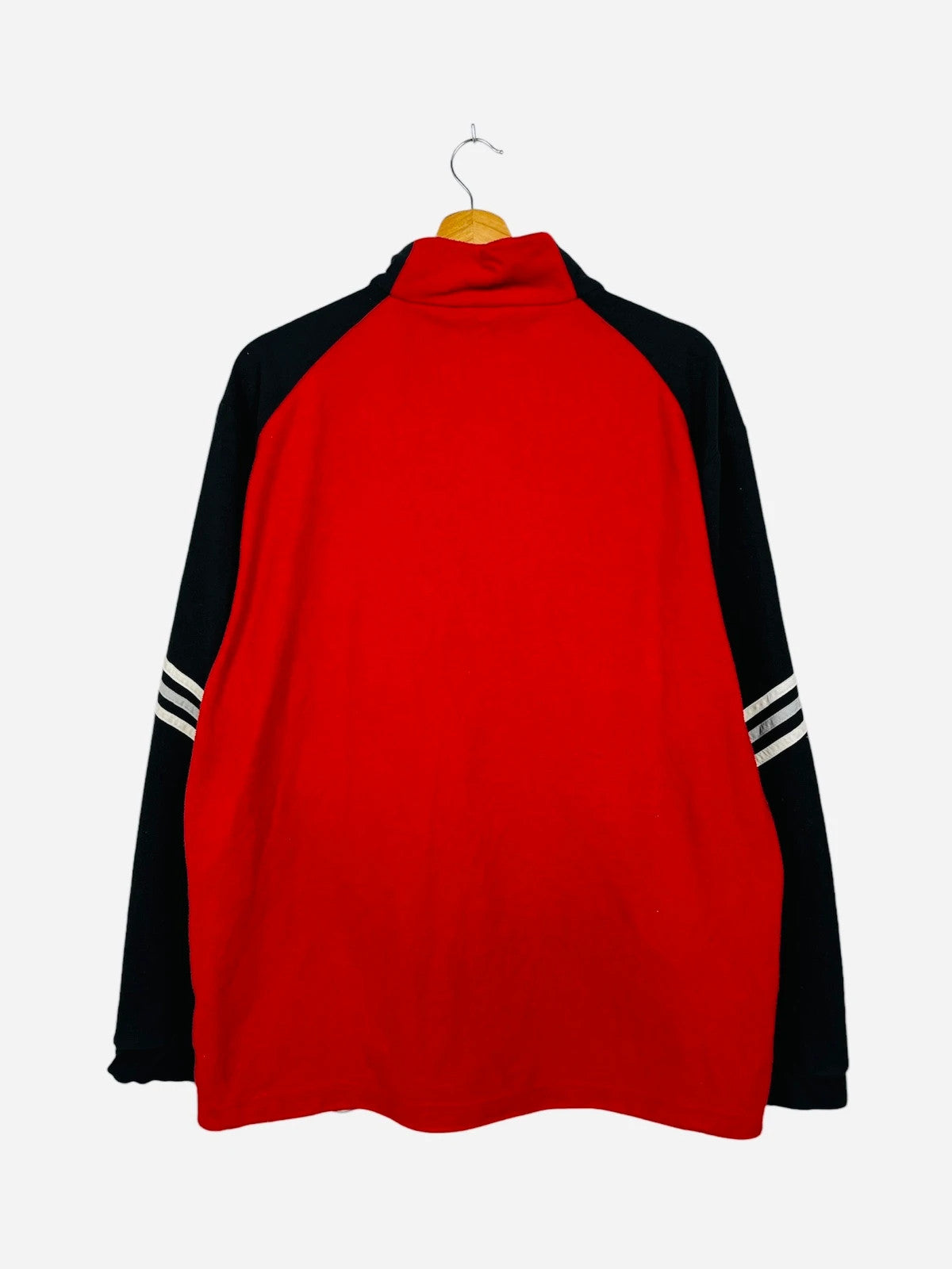 Veste Jacket Fleece Vintage Hiver Adidas ClimaWarm Rouge & Noir - M (A55)