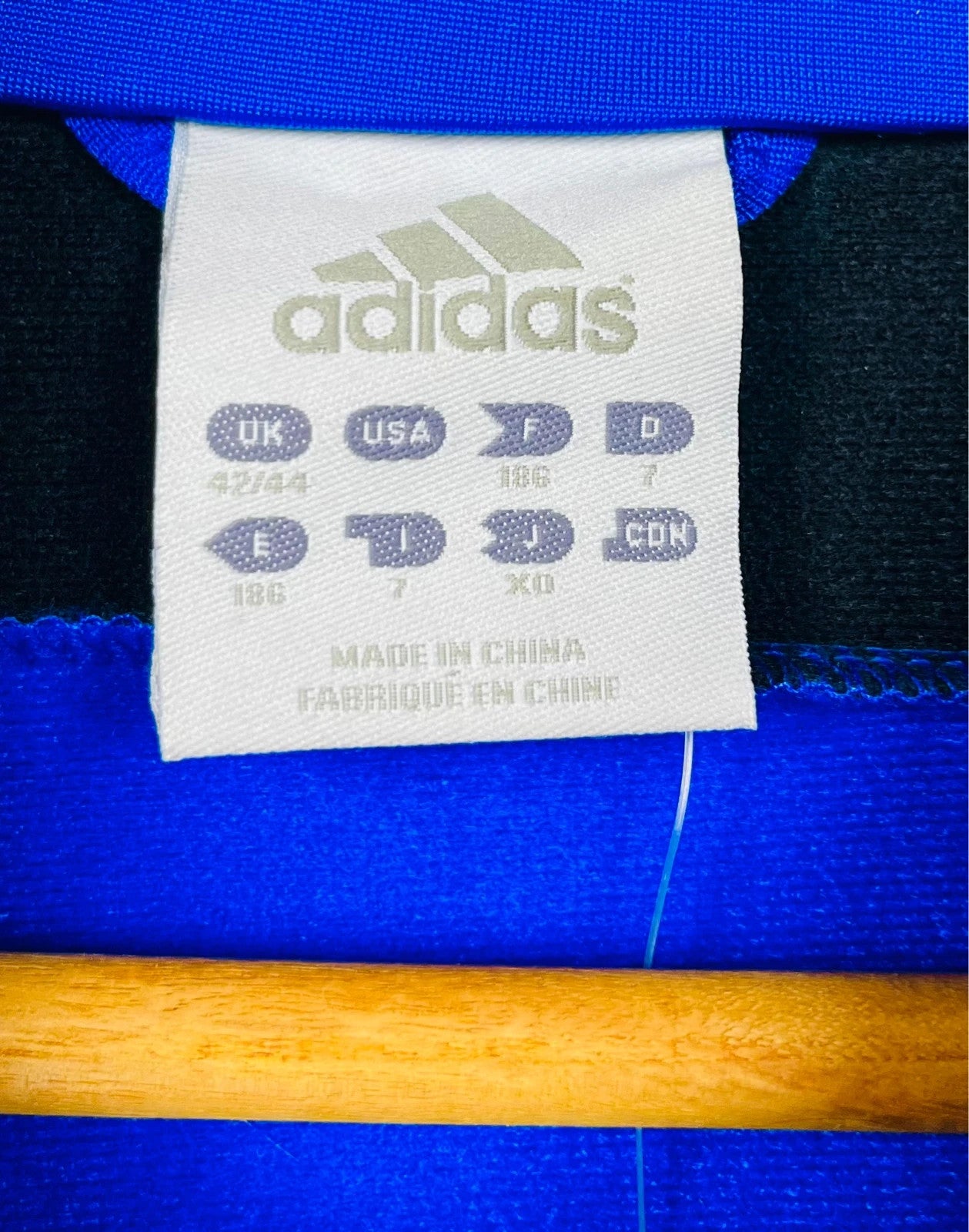 Veste de Football Soccer Jacket Sport Adidas Bleu - L (A166)