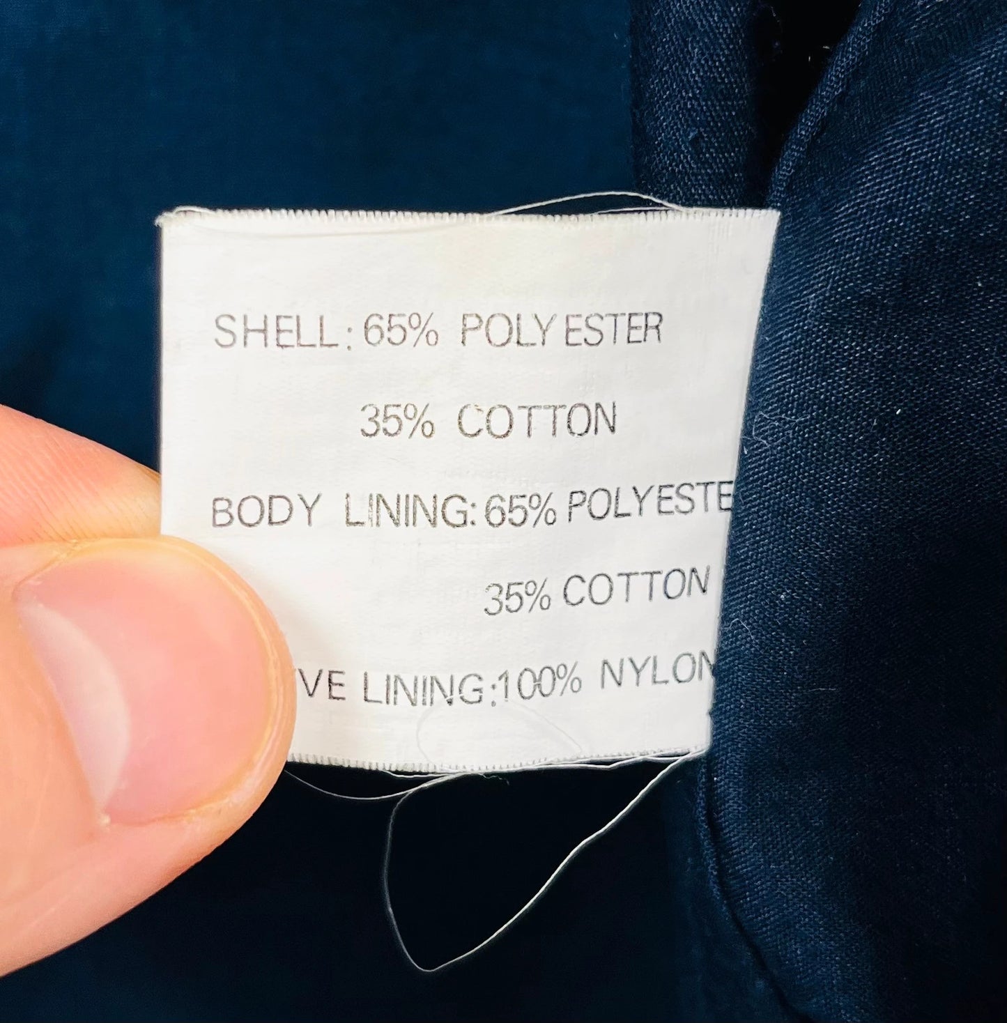 Veste Légère Coupe Vent Jacket Marine Tommy Hilfiger Vintage - XL (A388)